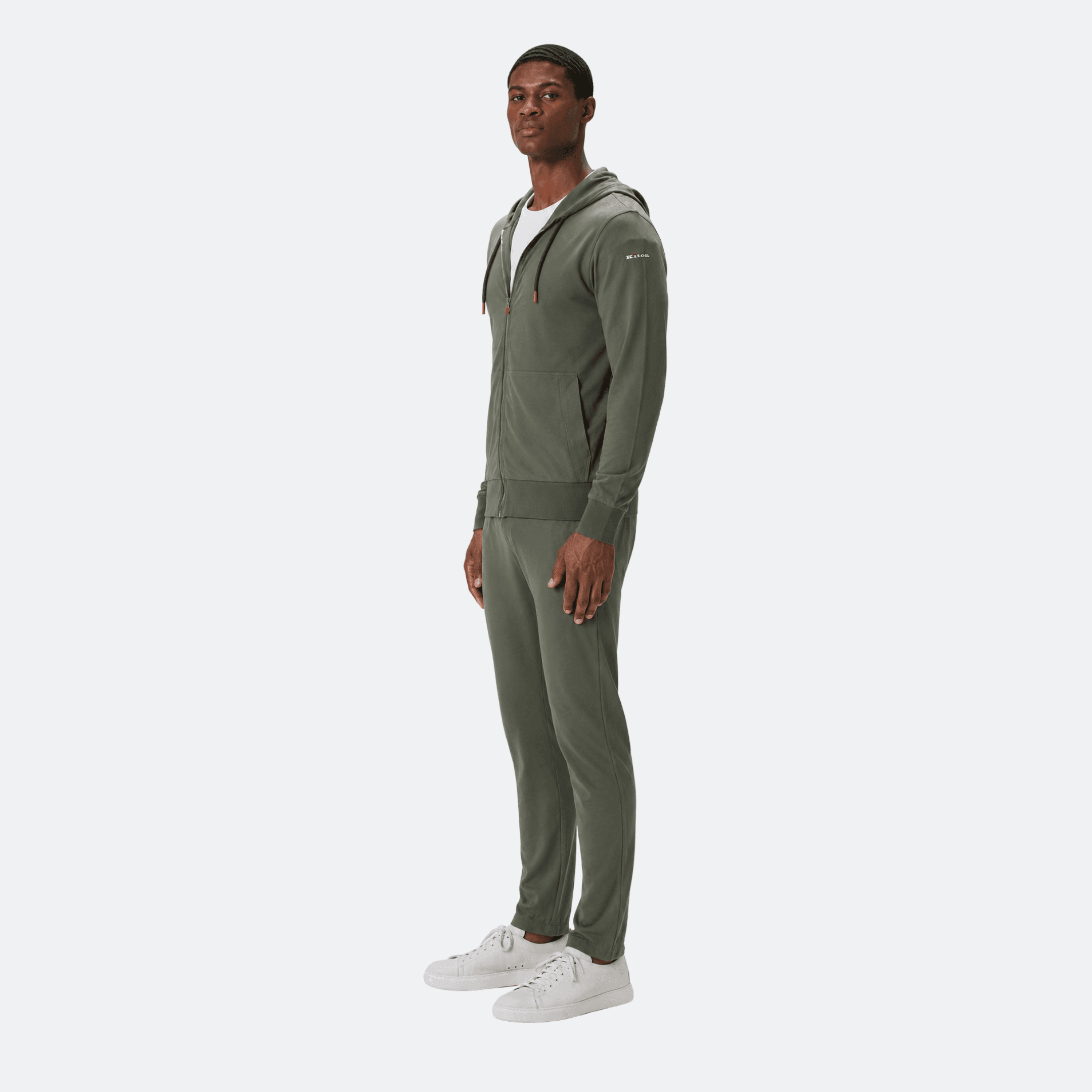 Kiton Sportsuit For Men - Olive Green alternate