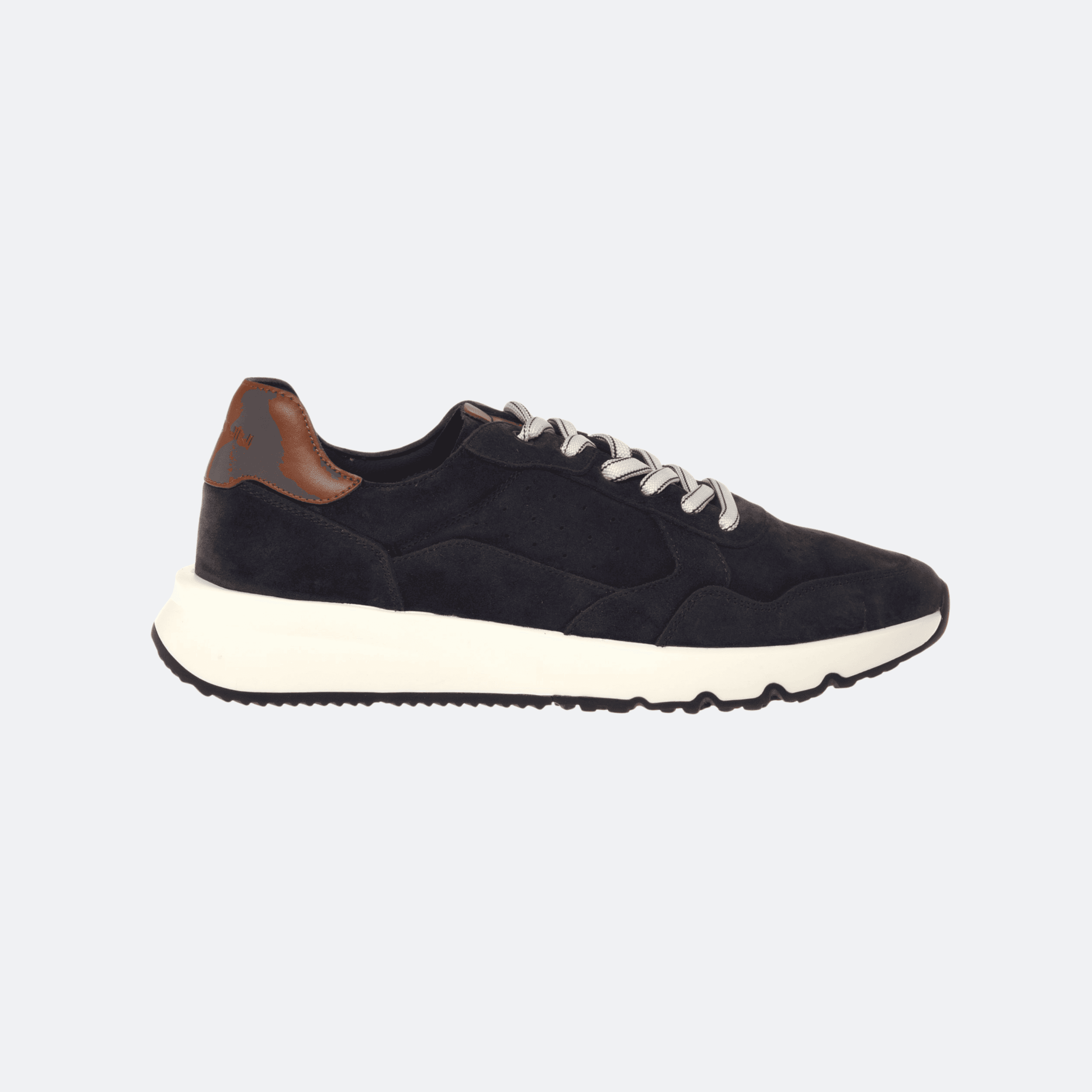 Baldinini Suede Sneakers for Men - Navy Blue