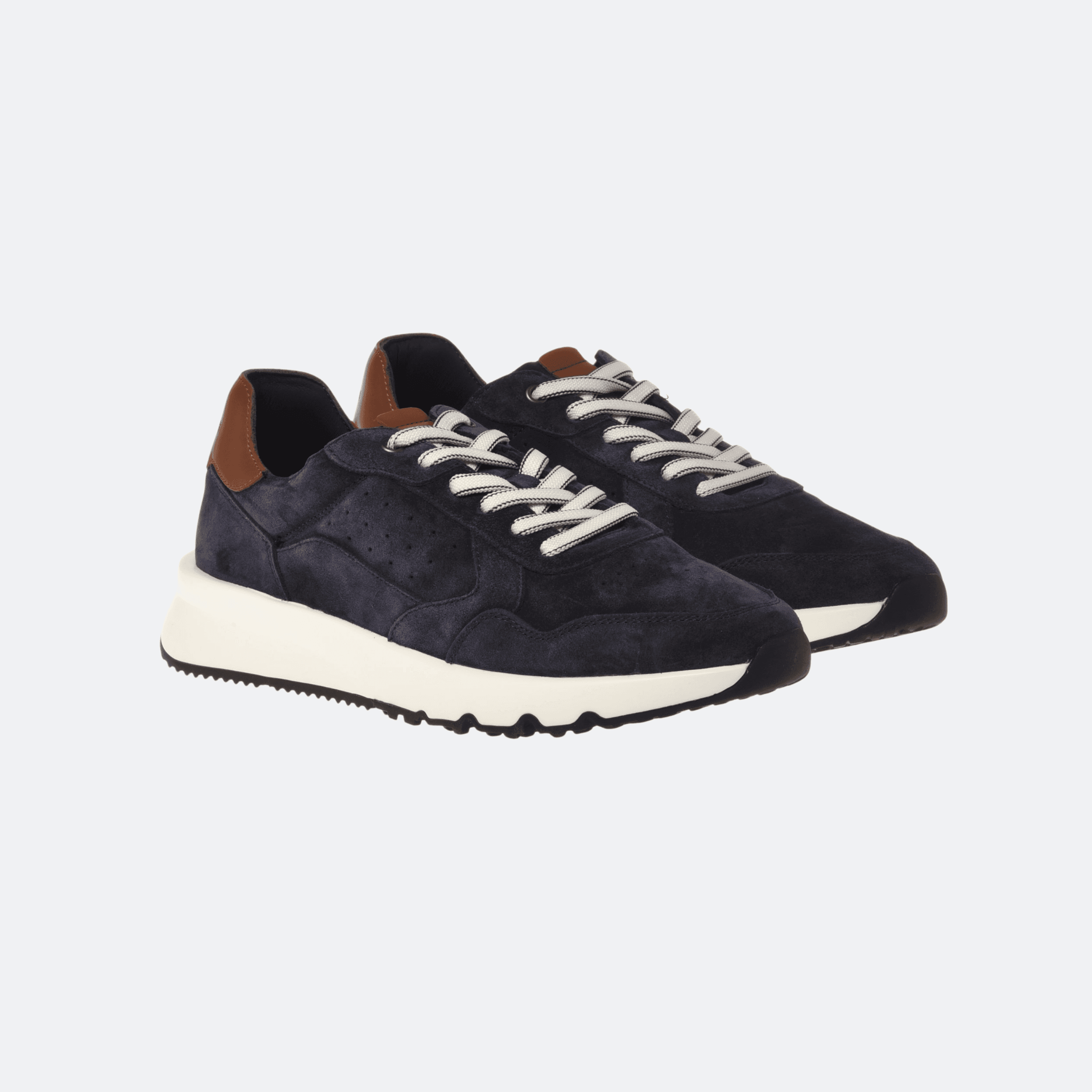 Baldinini Suede Sneakers for Men - Navy Blue alternate