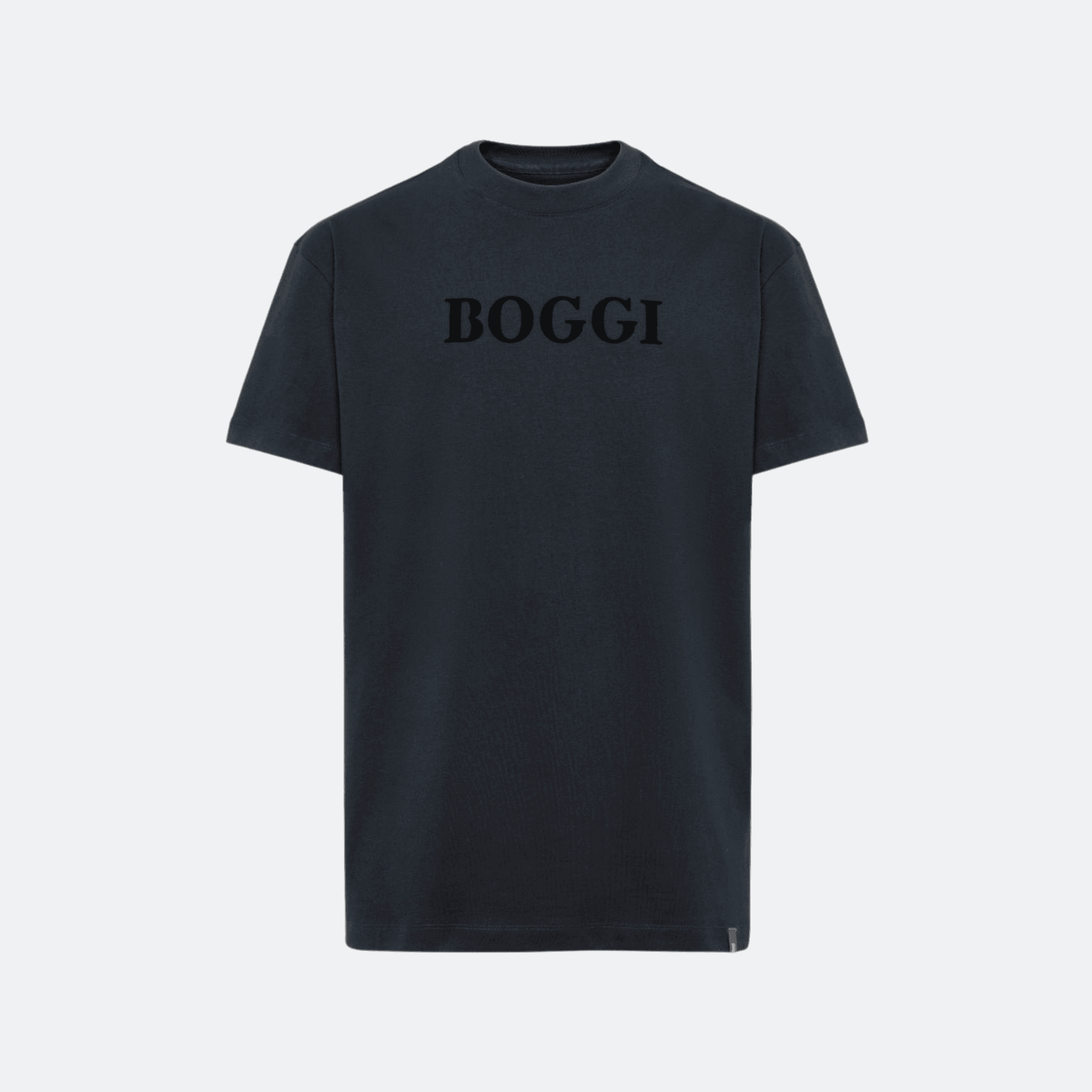 Boggi Milano Logo T-shirt For Men - Navy (M in Stock)
