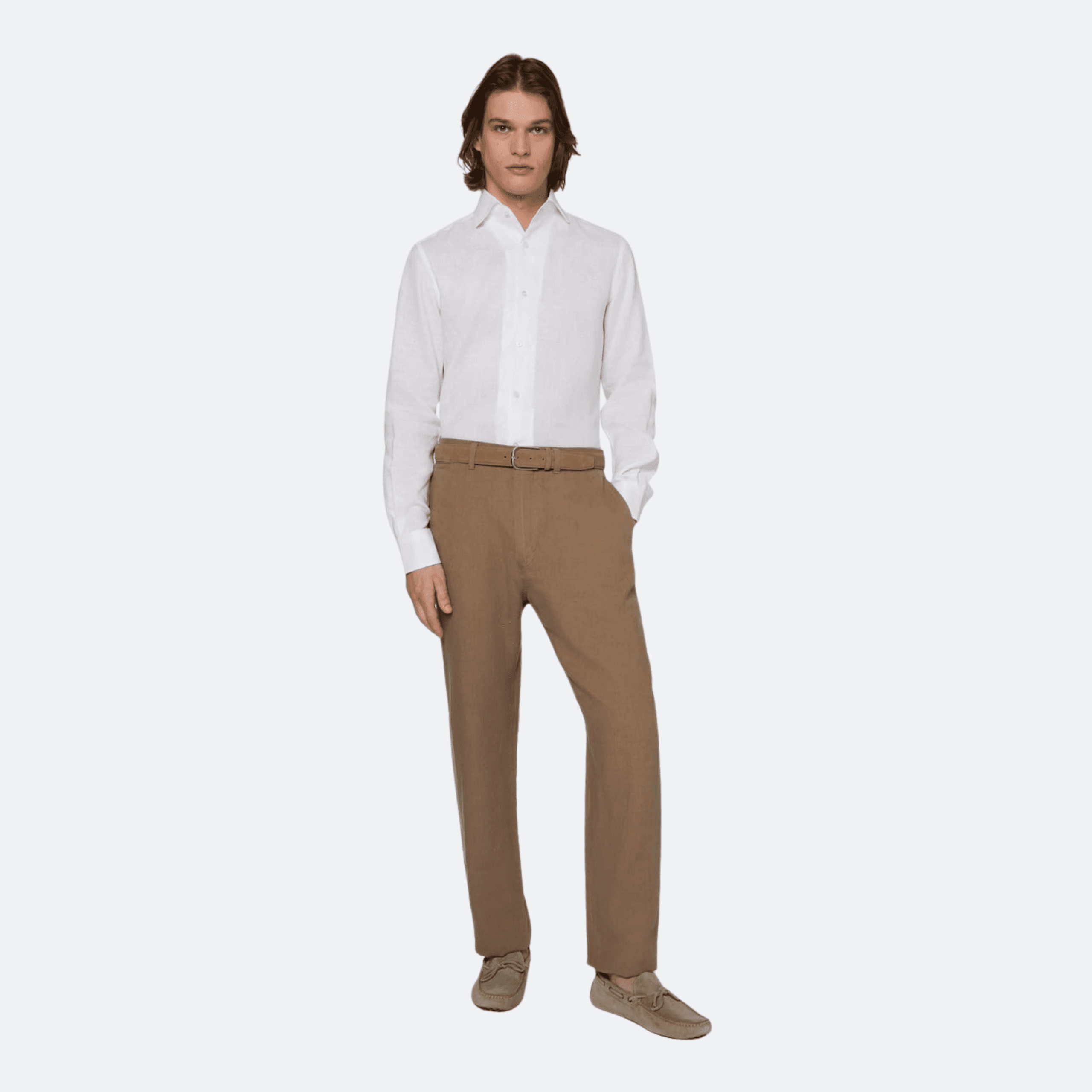 Boggi Milano Trousers For Men - Brown (32,33,34 in Stock) alternate