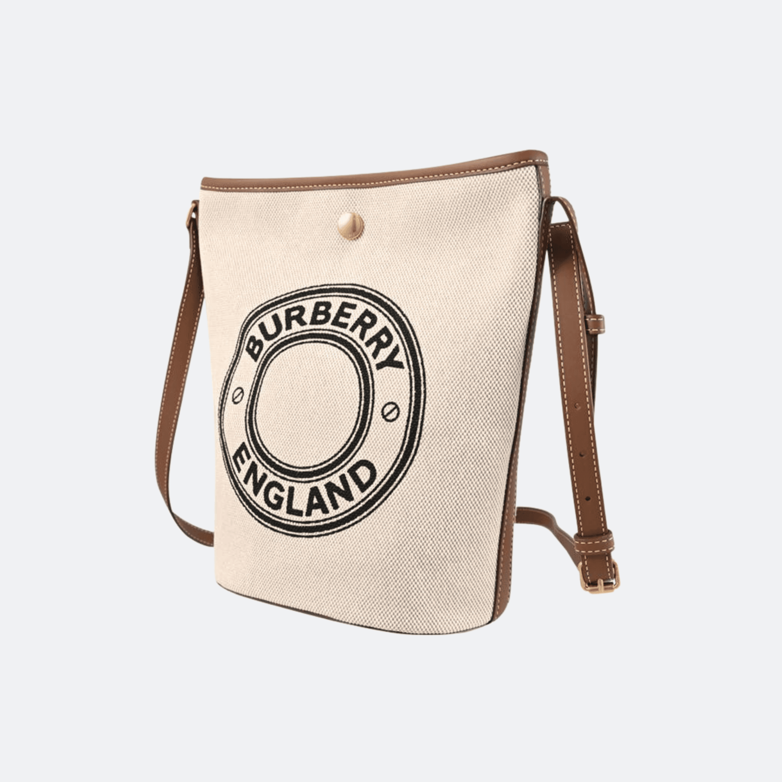 Burberry Canvas Bucket Bag for Women - Natural Beige alternate