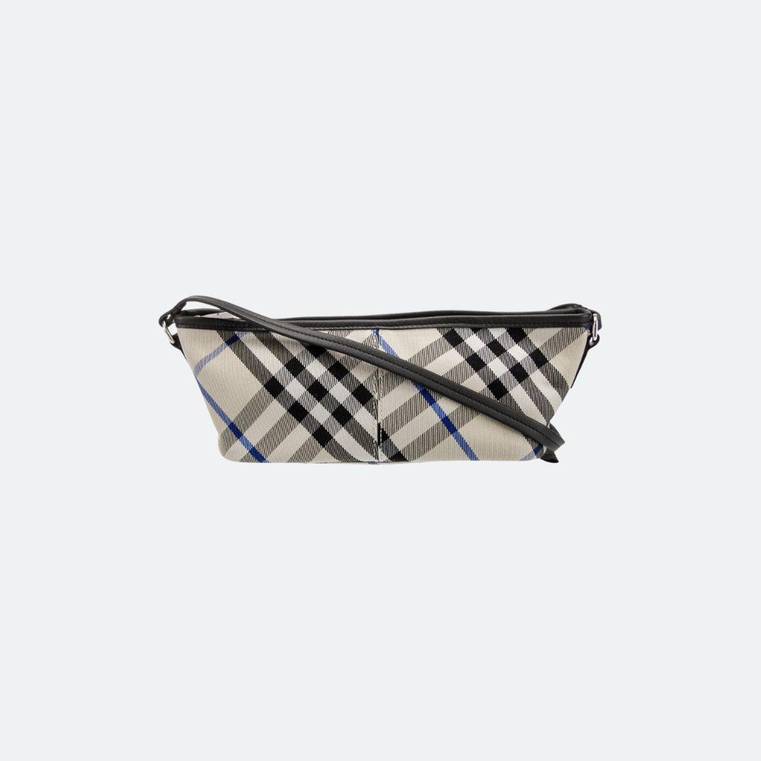 Burberry Check Designed Shoulder Bag/Clutch Bag