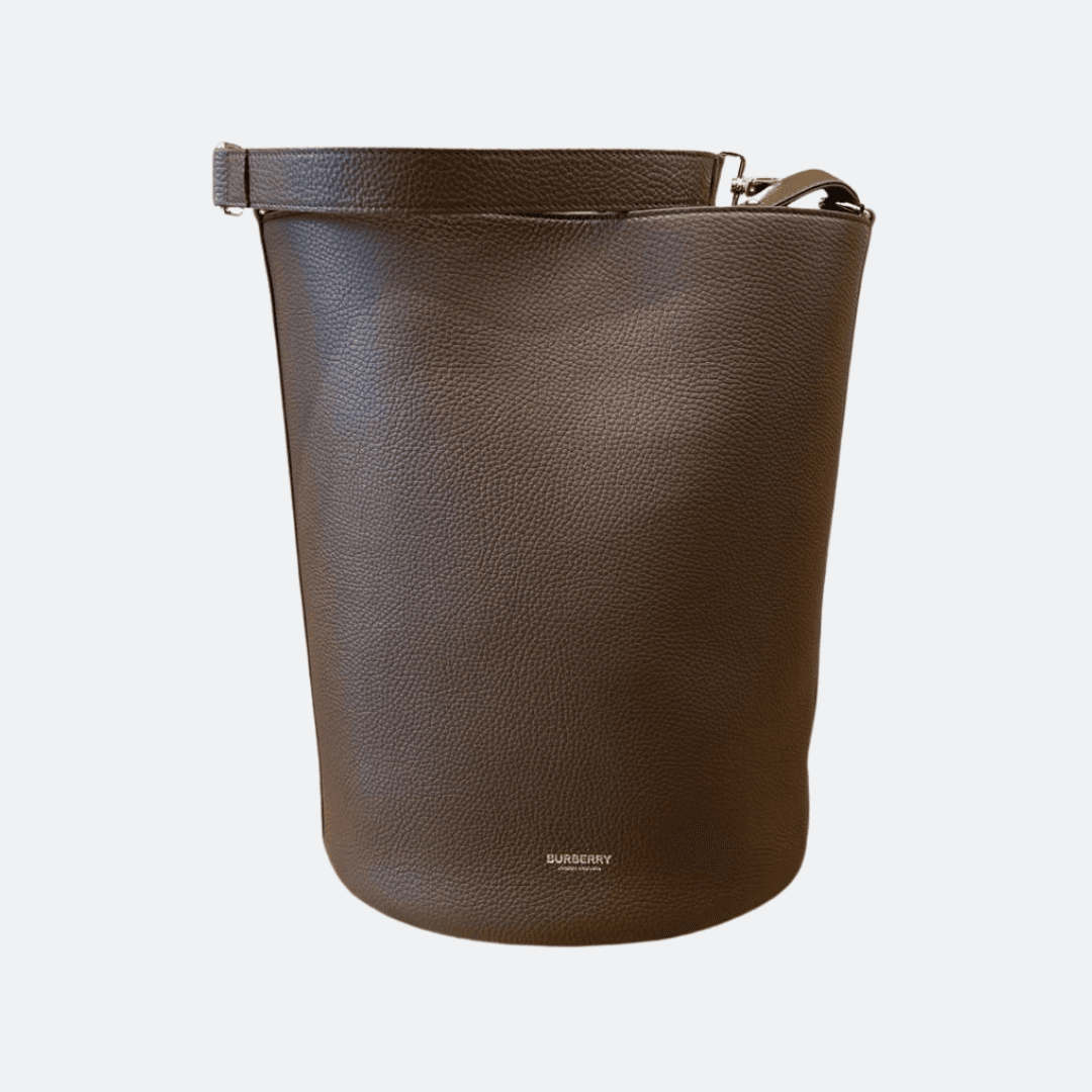 Burberry Leather Bucket Bag