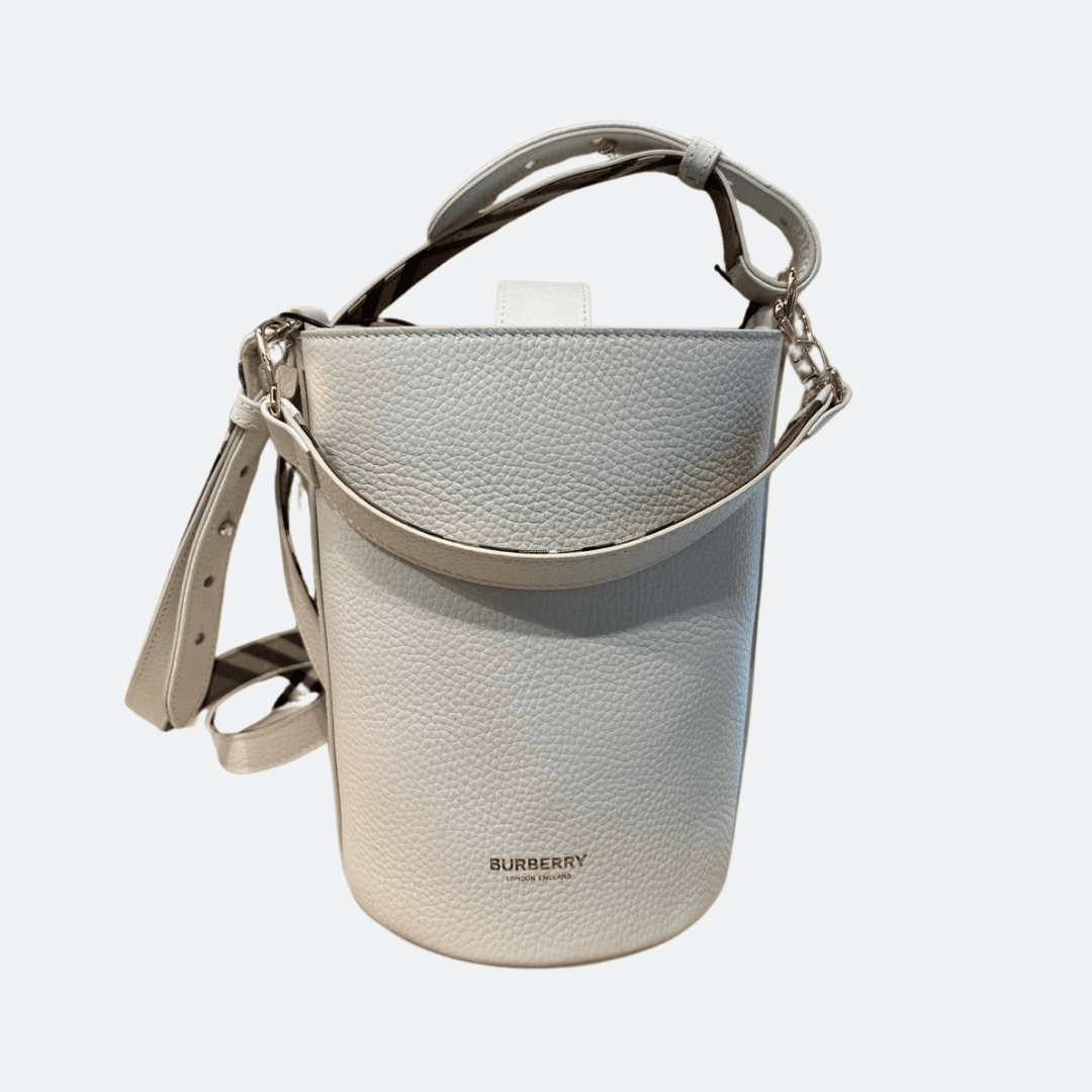 Burberry Leather Bucket Bag