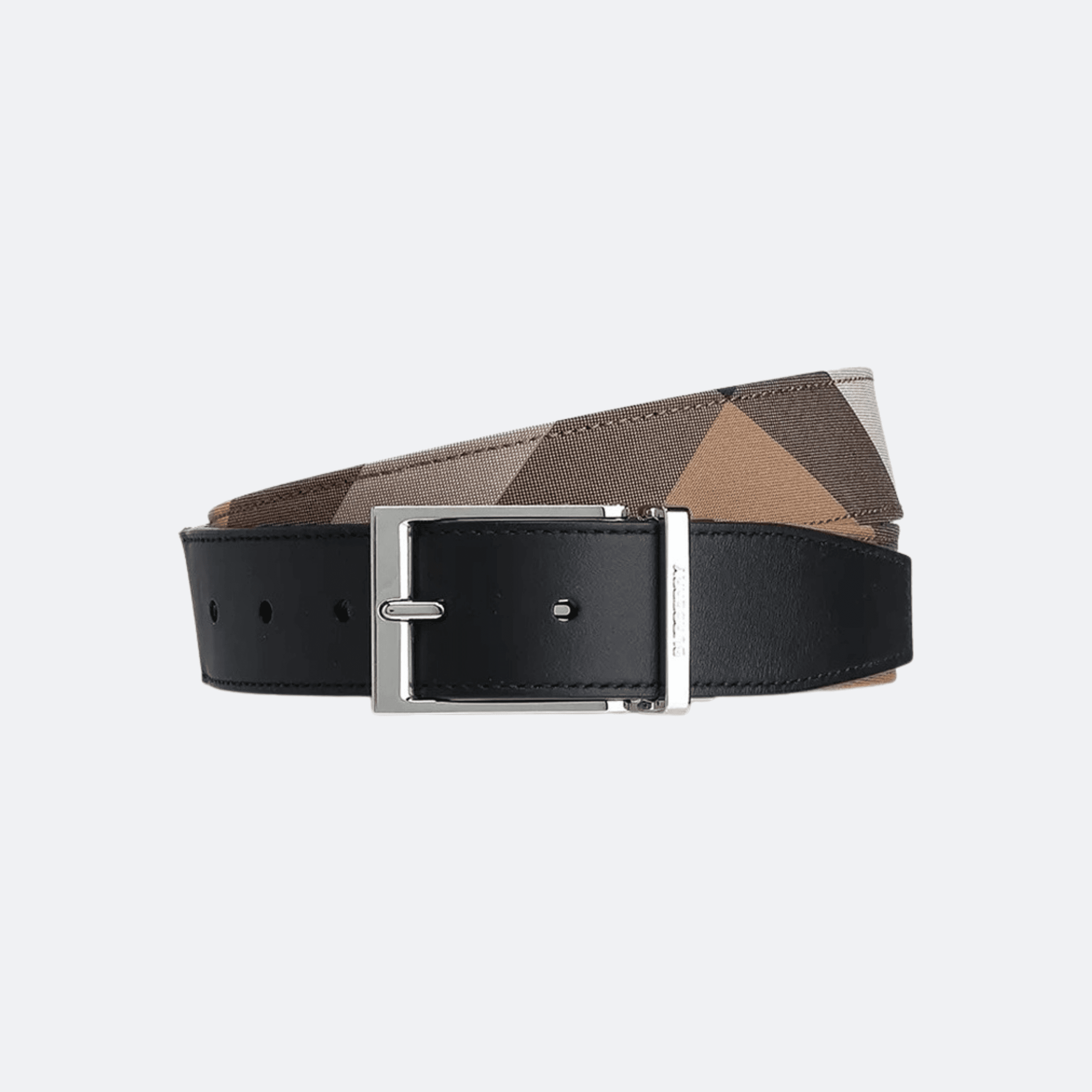 Burberry MB Louis35 Belt for Women - Black-Beige