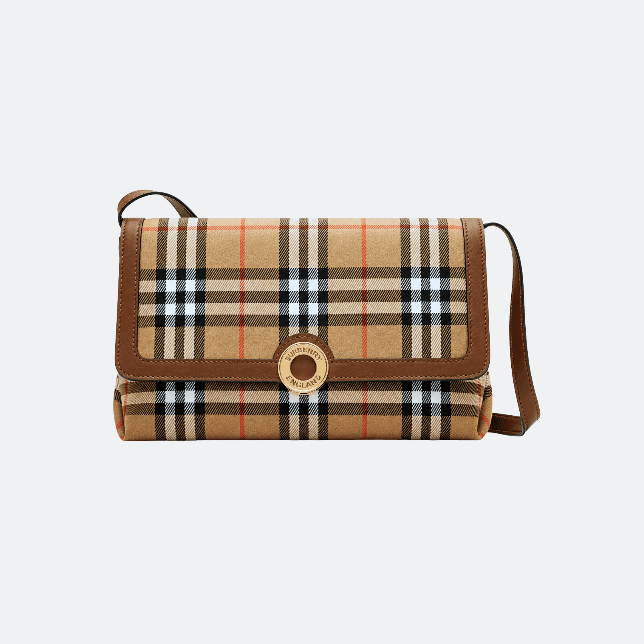 Burberry Note Crossbody Bag - Beige
