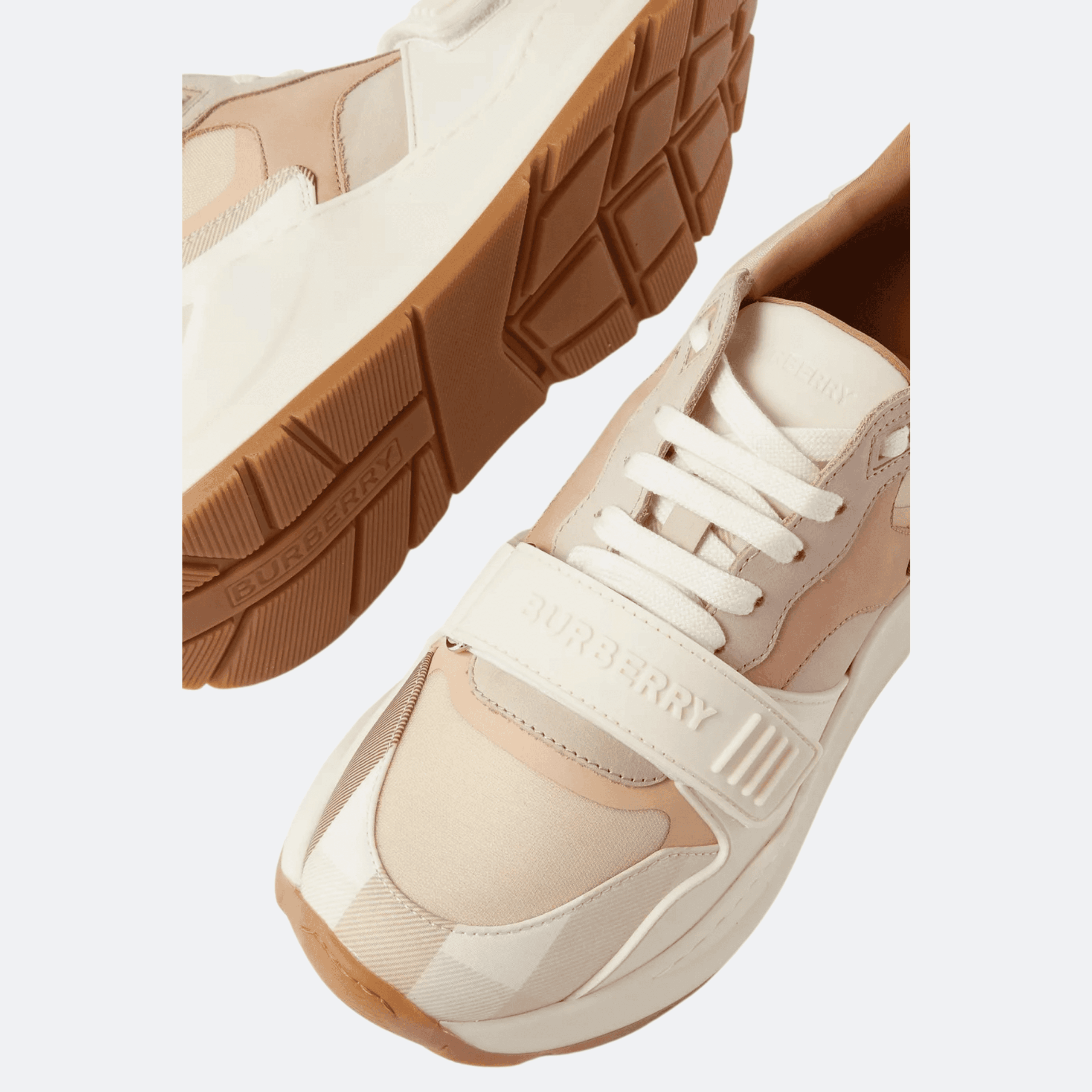 Burberry Ramsey Sneakers for Women - All Beige alternate