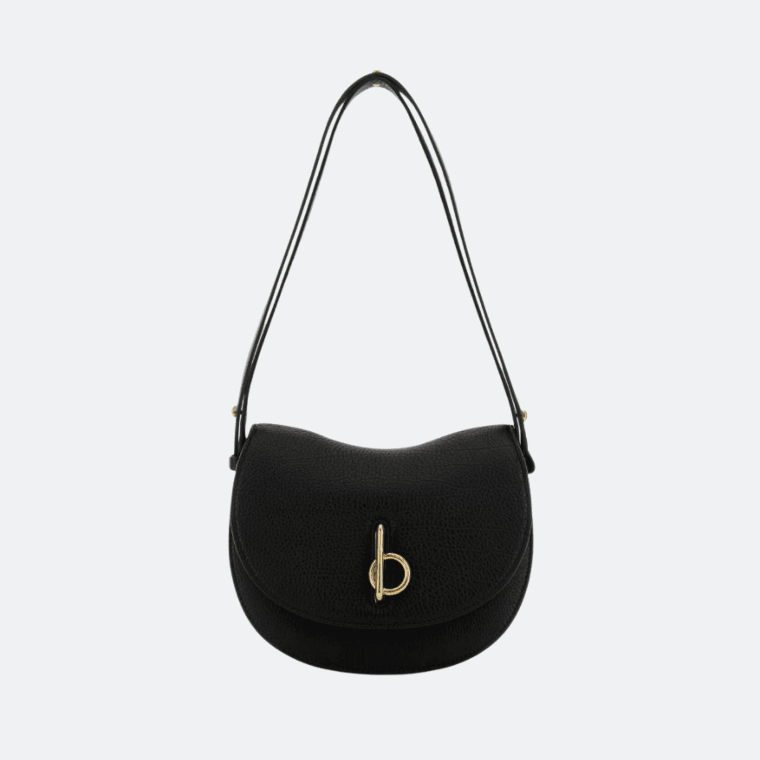 Burberry Rocking Horse Shoulder Bag For Women - Black