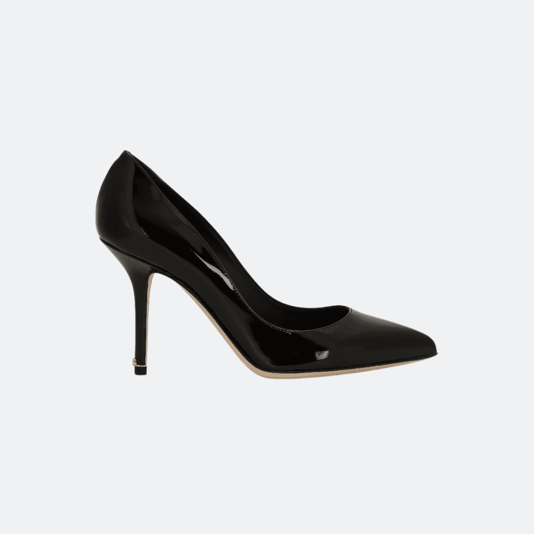 Dolce & Gabbana Bellucci Black Patent Leather Pumps