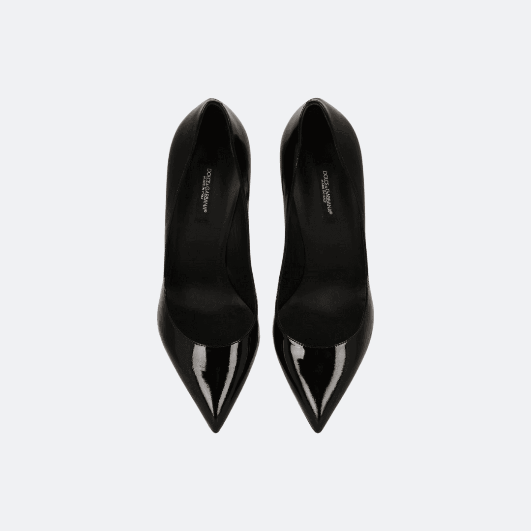 Dolce & Gabbana Bellucci Black Patent Leather Pumps alternate