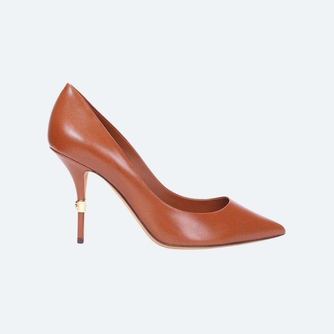 Dolce & Gabbana Brown Stiletto Heel Pumps
