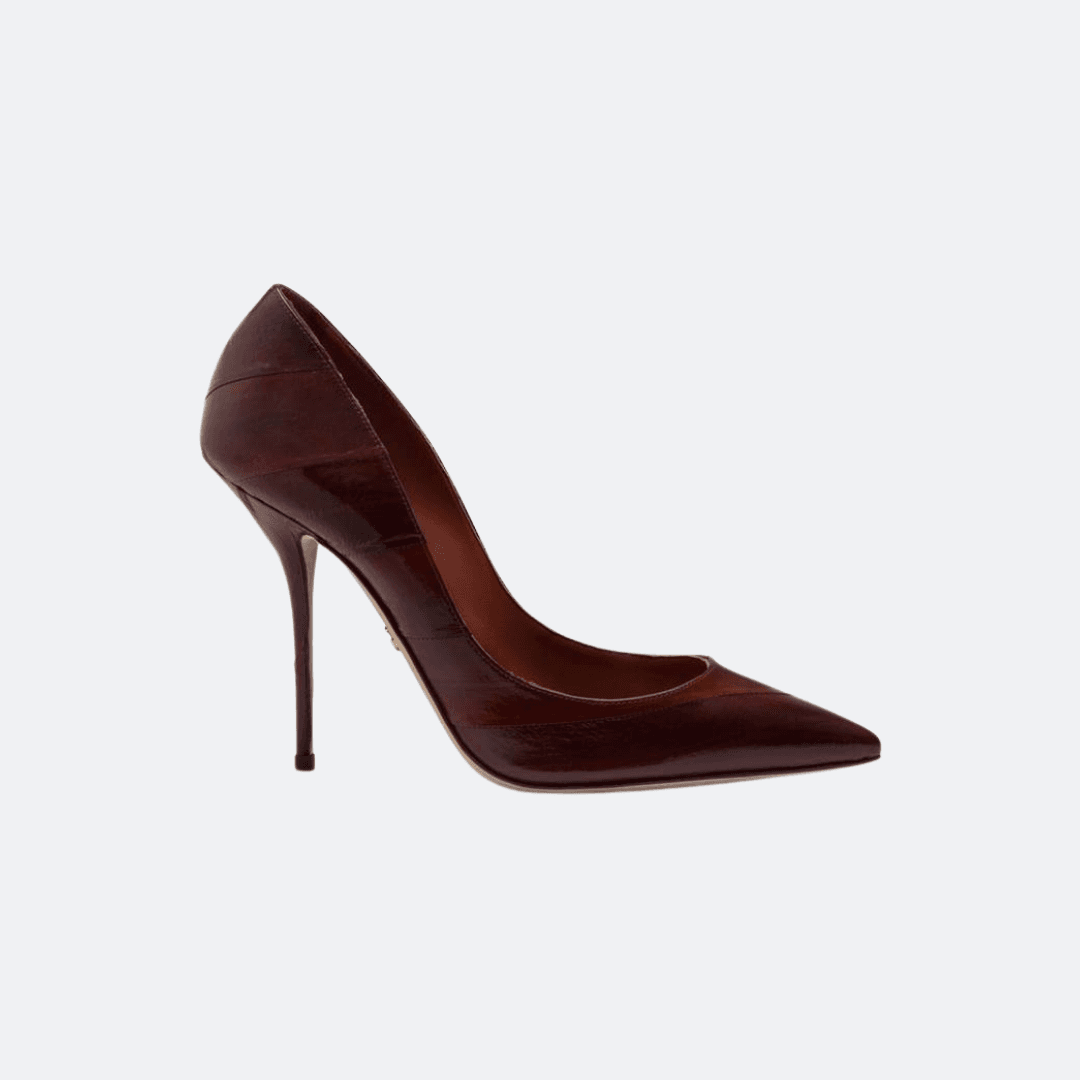 Dolce & Gabbana Cardinal Burgundy Pumps