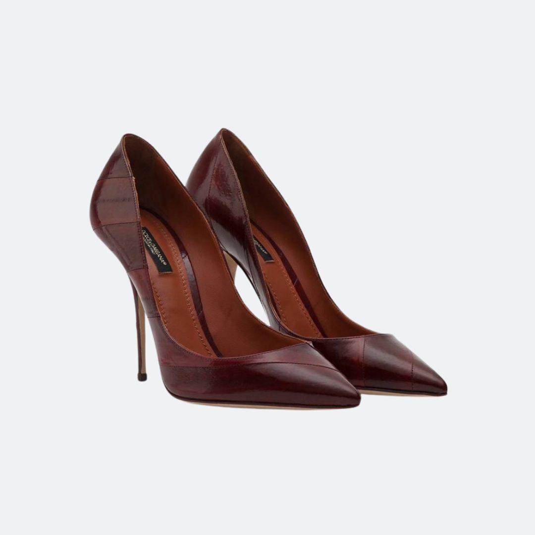 Dolce & Gabbana Cardinal Burgundy Pumps alternate