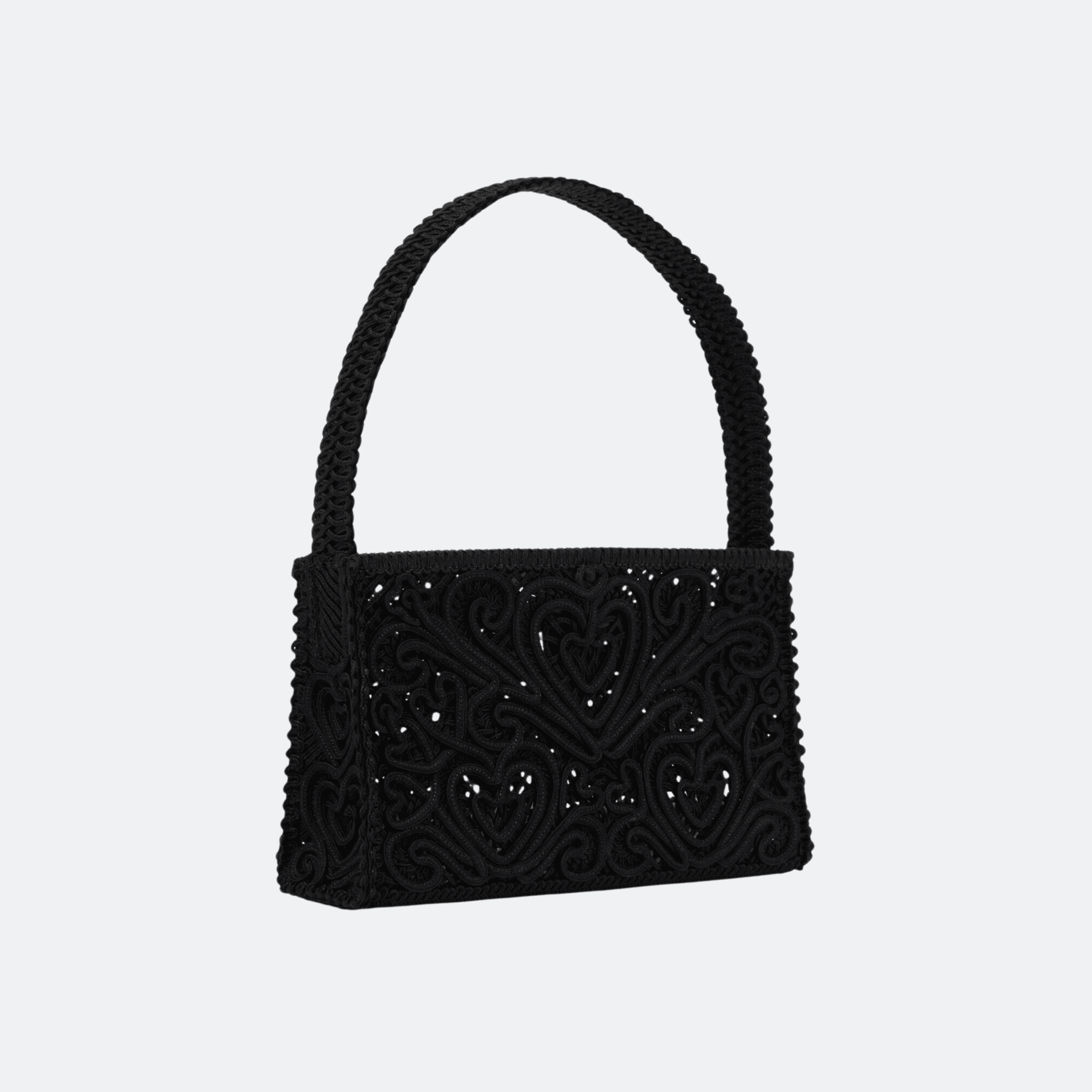 Dolce & Gabbana Cordonetto Small Shoulder Bag - Black alternate