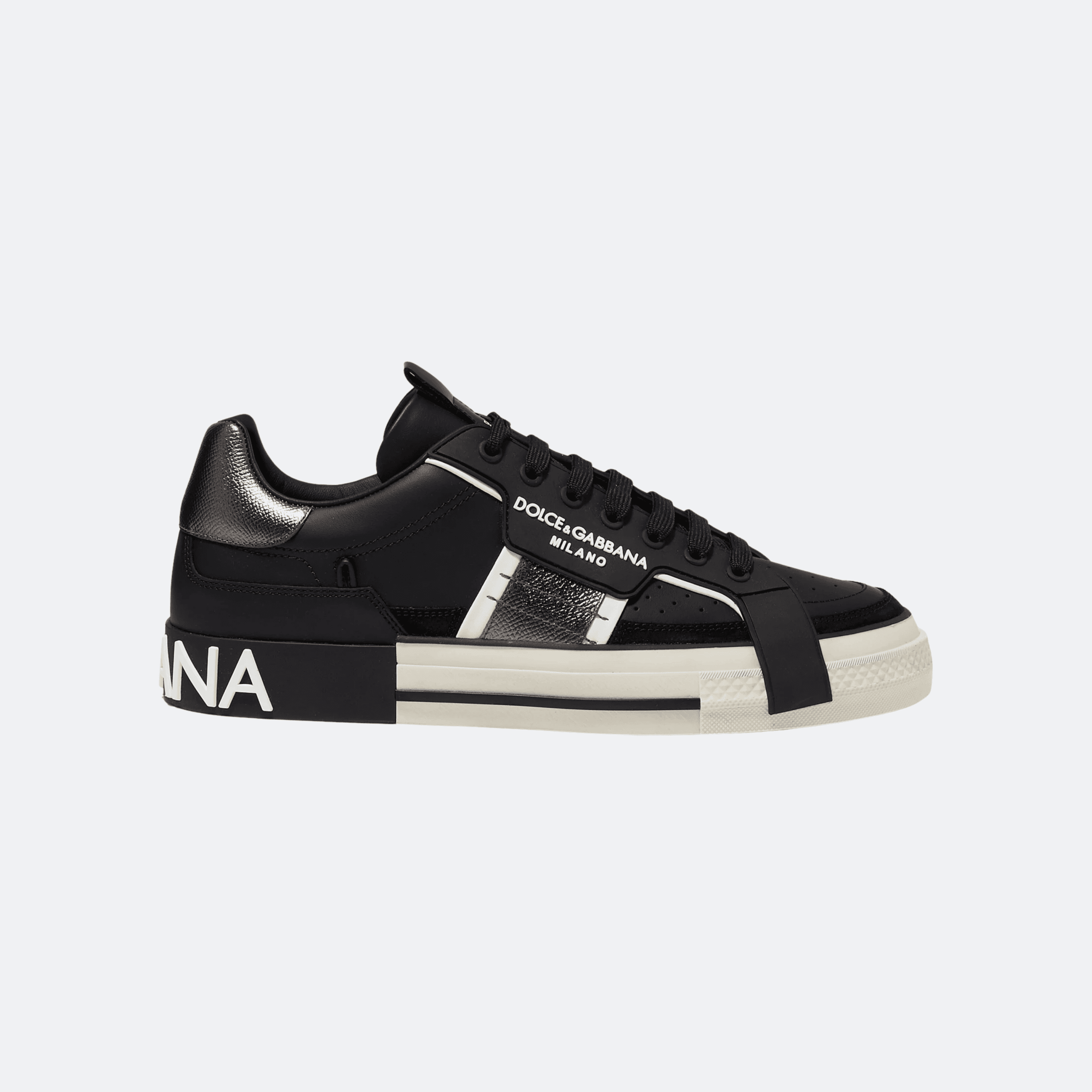 Dolce & Gabbana Custom 2.Zero Sneakers - Black