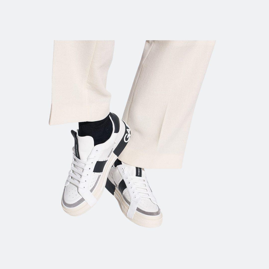 Dolce & Gabbana Custom2.Zero White-Black Men Sneakers alternate