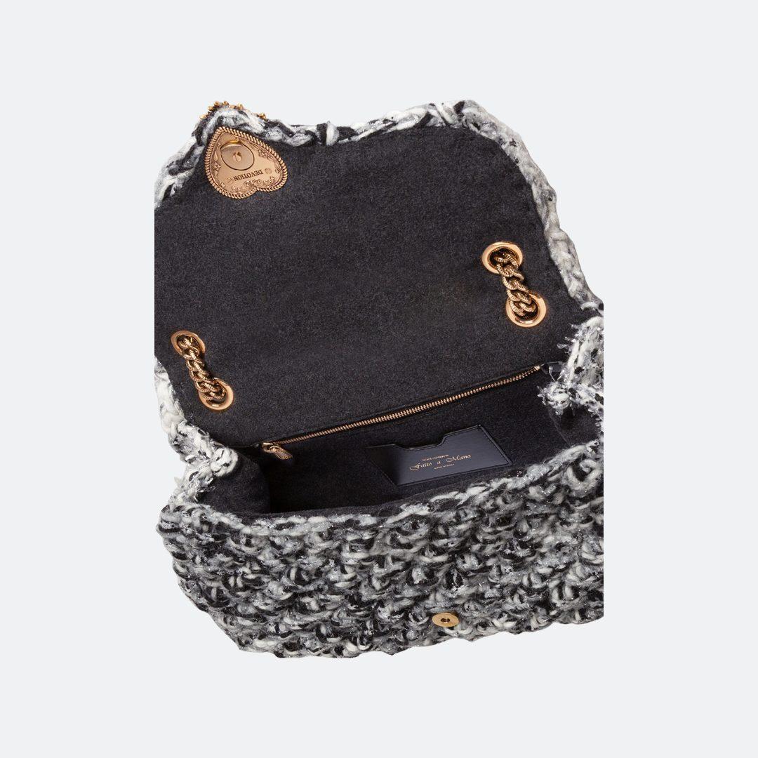 Dolce & Gabbana Large Knit Devotion Shoulder Bag alternate