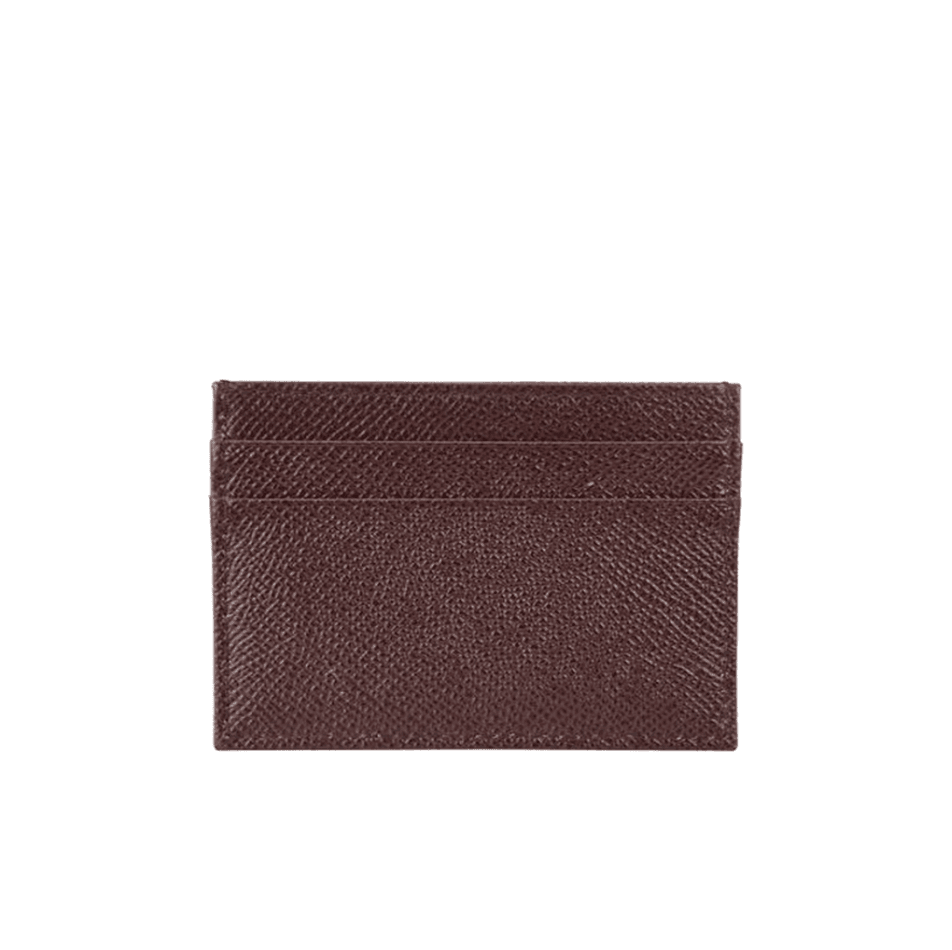 Dolce & Gabbana Leather Card Holder Dark Violet alternate