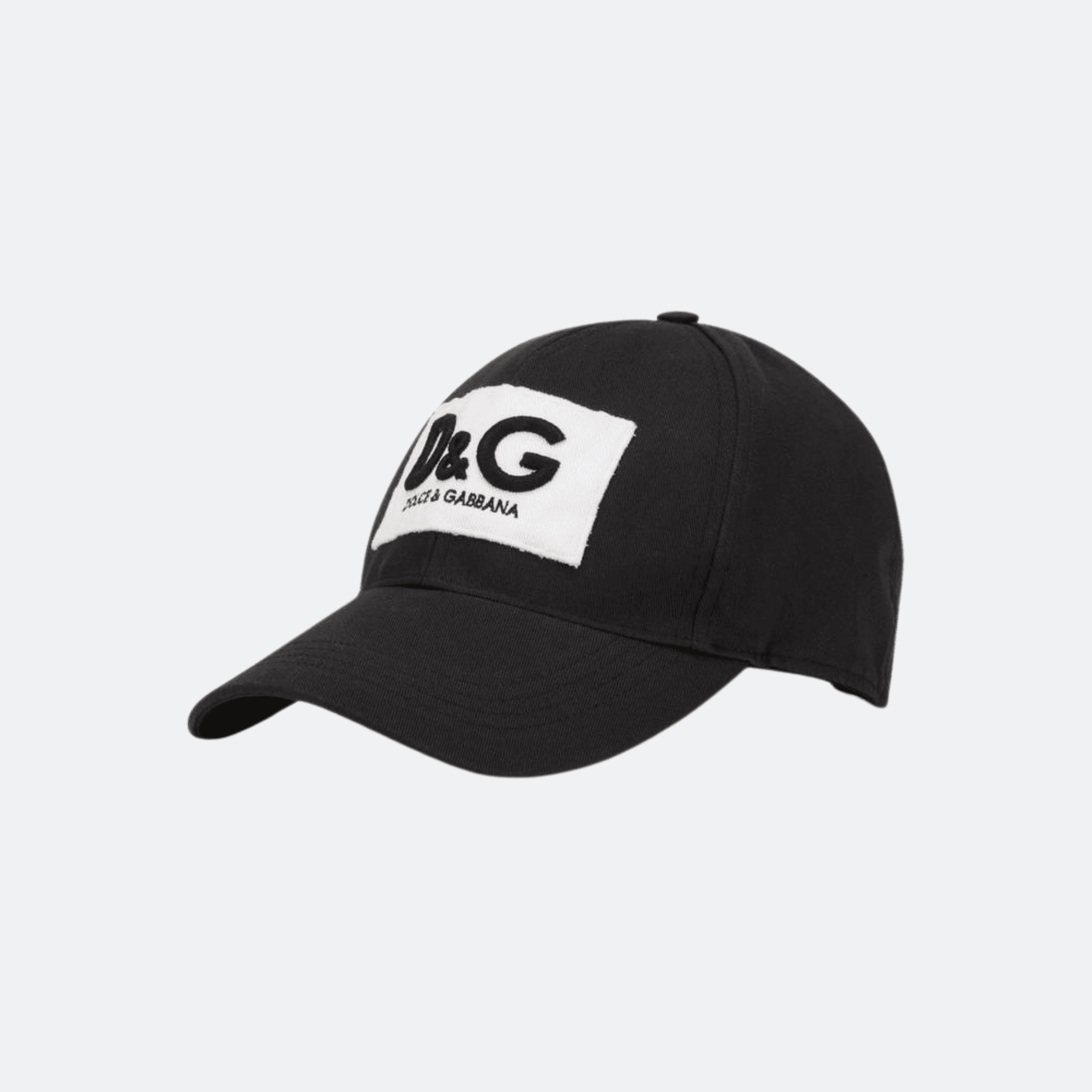 Dolce & Gabbana Logo Patch Baseball Cap - Black