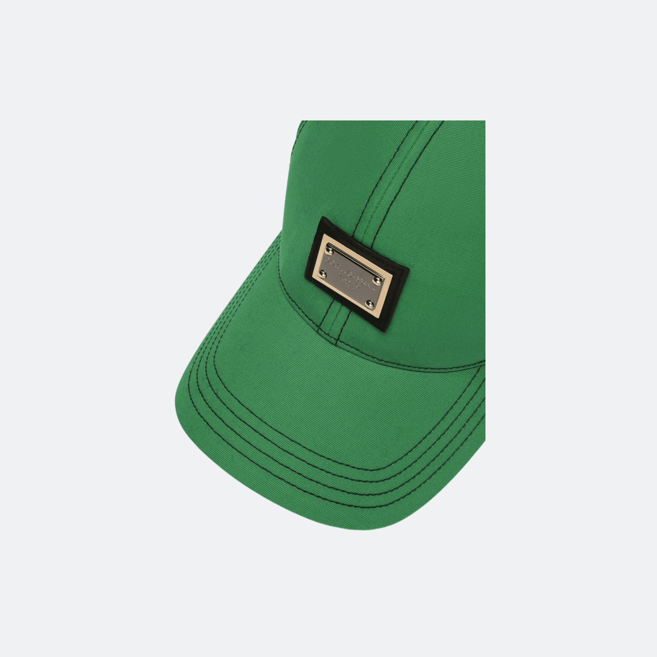 Dolce & Gabbana Logo Plaque Baseball Cap - Green alternate
