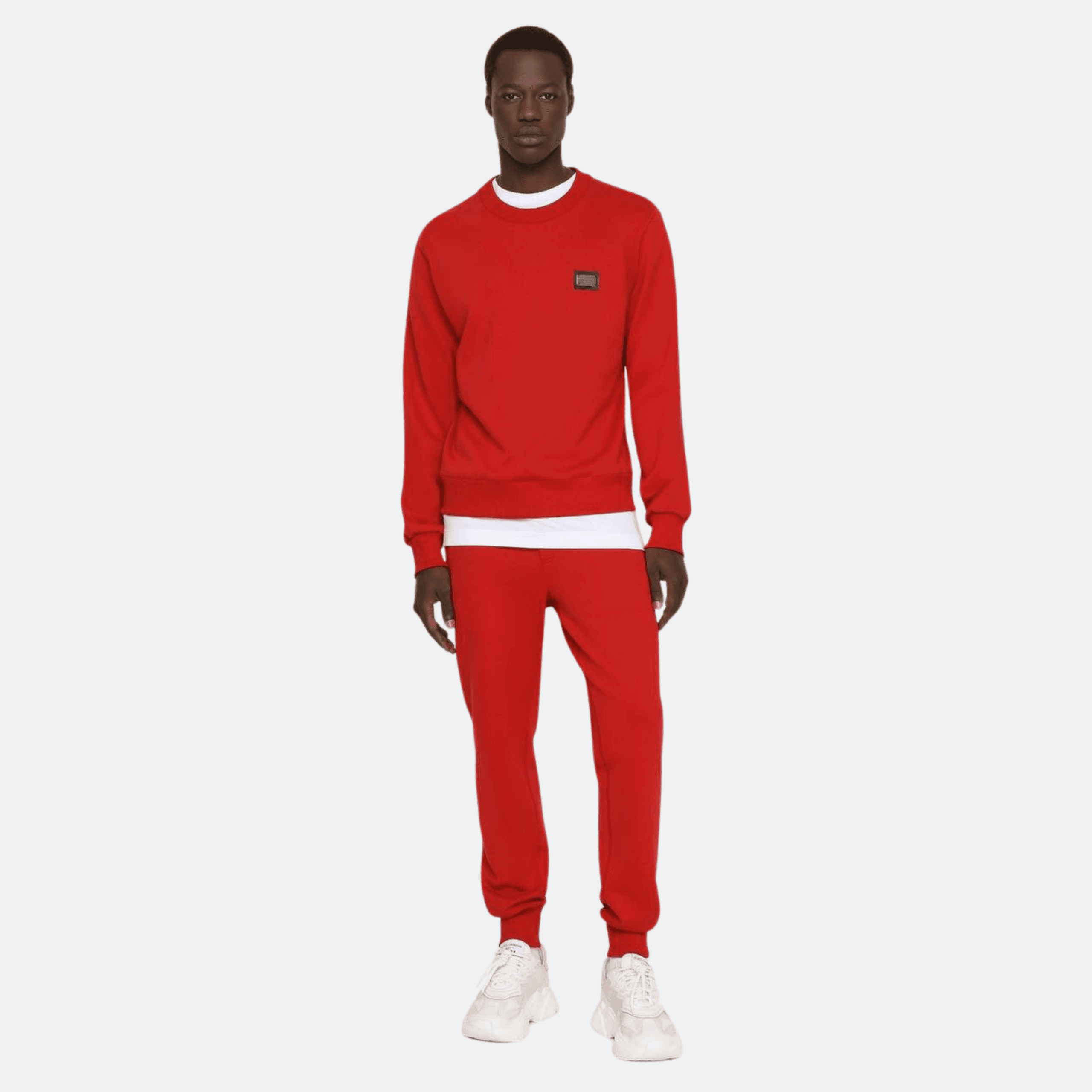 Dolce & Gabbana Red Jogger Pants for Men alternate