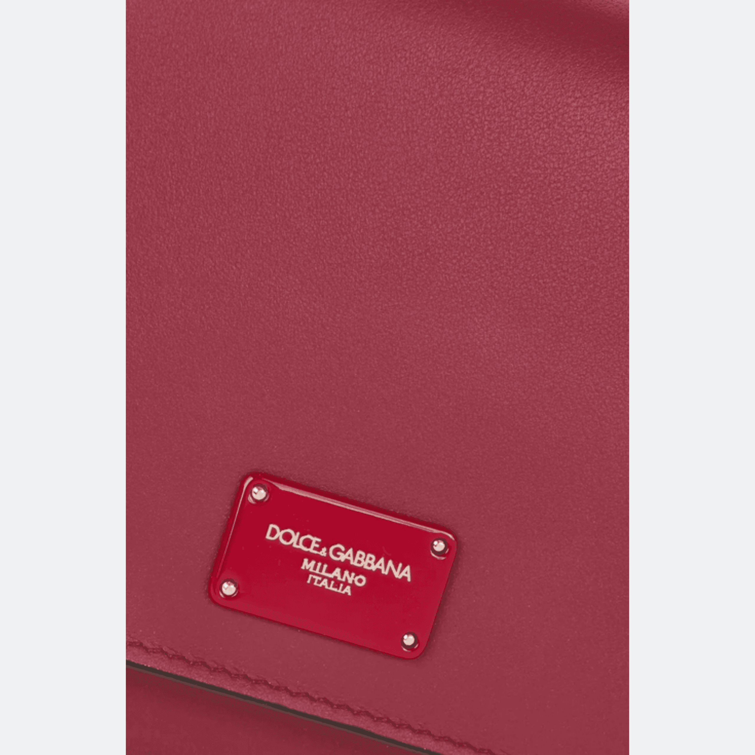 Dolce & Gabbana Sicily Phone Bag - Claret Red alternate