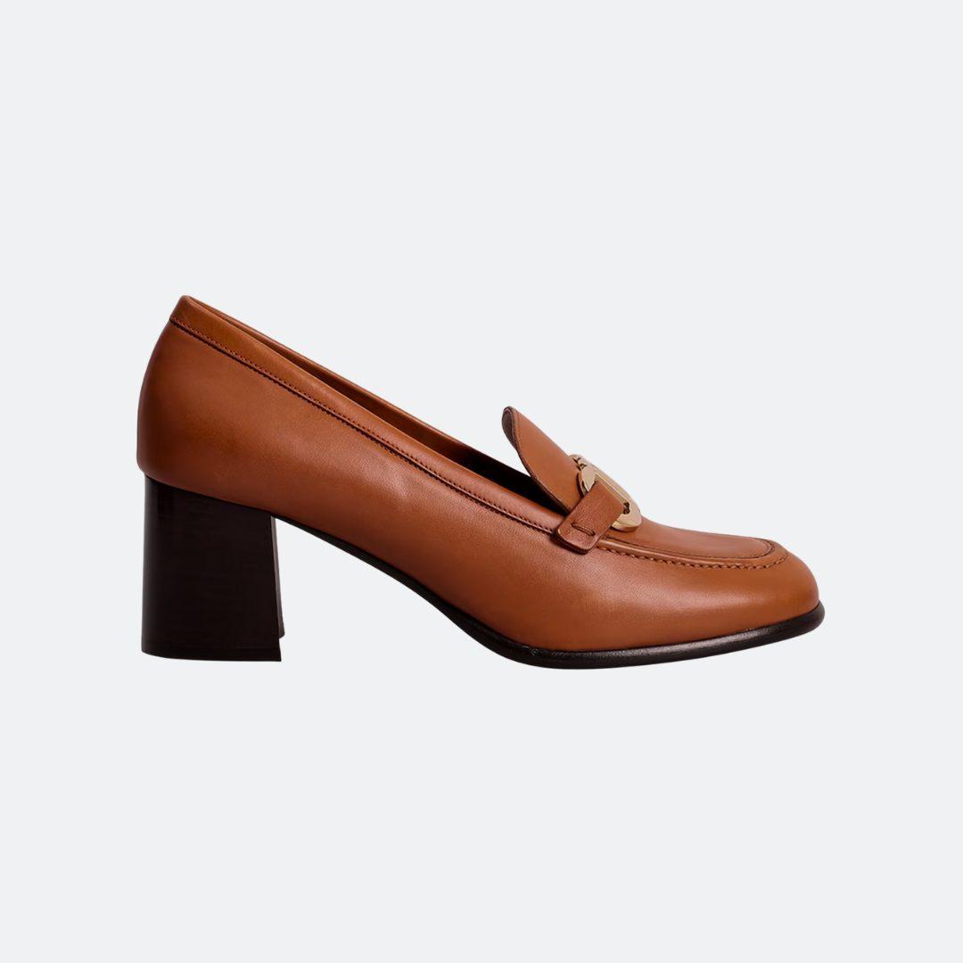 Ferragamo Marlena Low Heeled Brown Woman Loafers