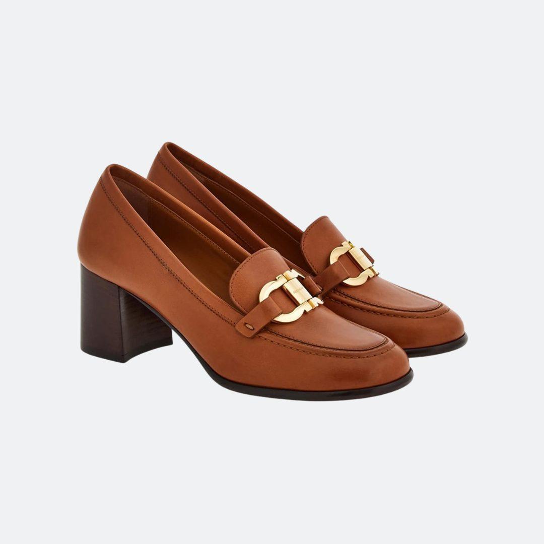 Ferragamo Marlena Low Heeled Brown Woman Loafers alternate