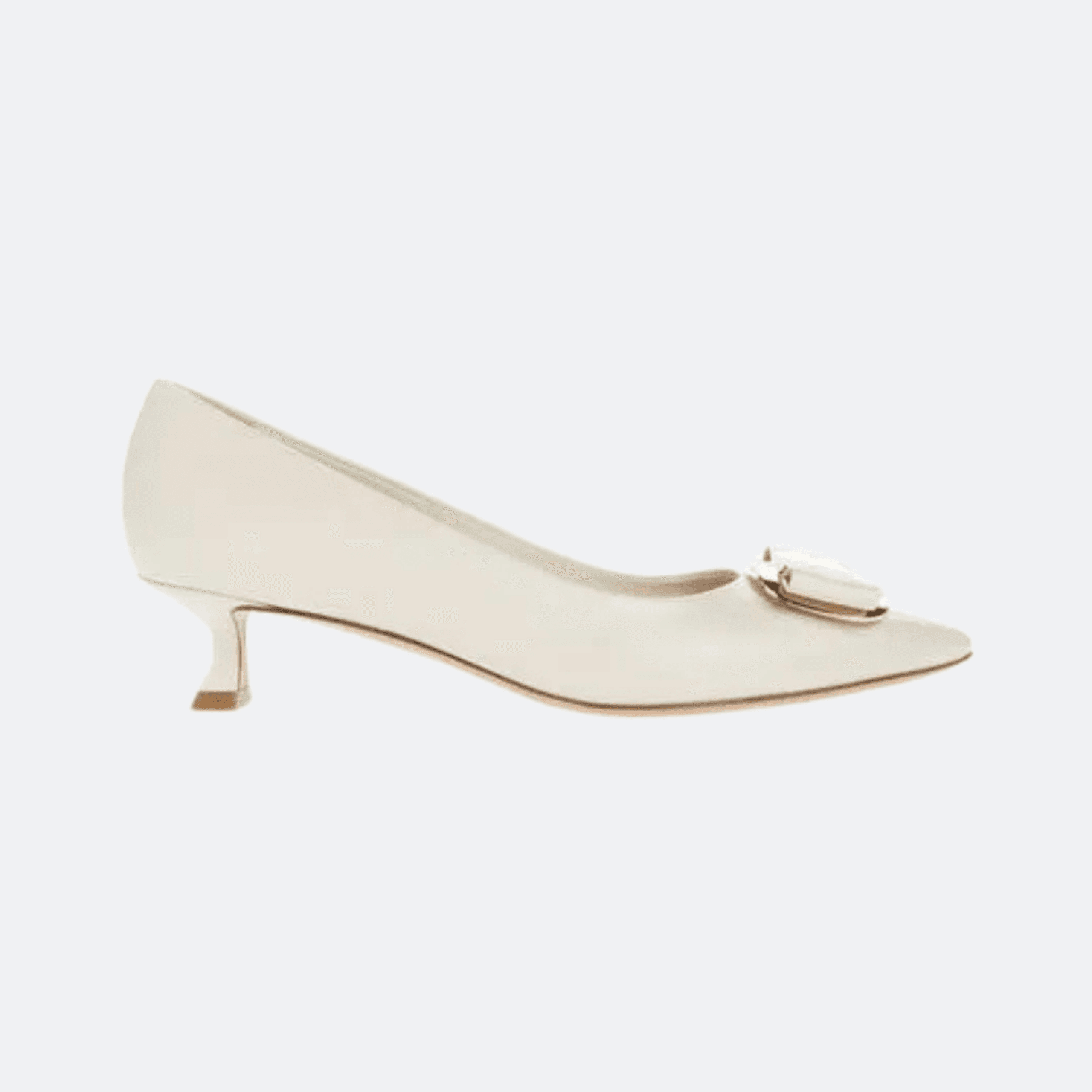 Ferragamo Zelma 40 Mm Pumps For Women - Ivory
