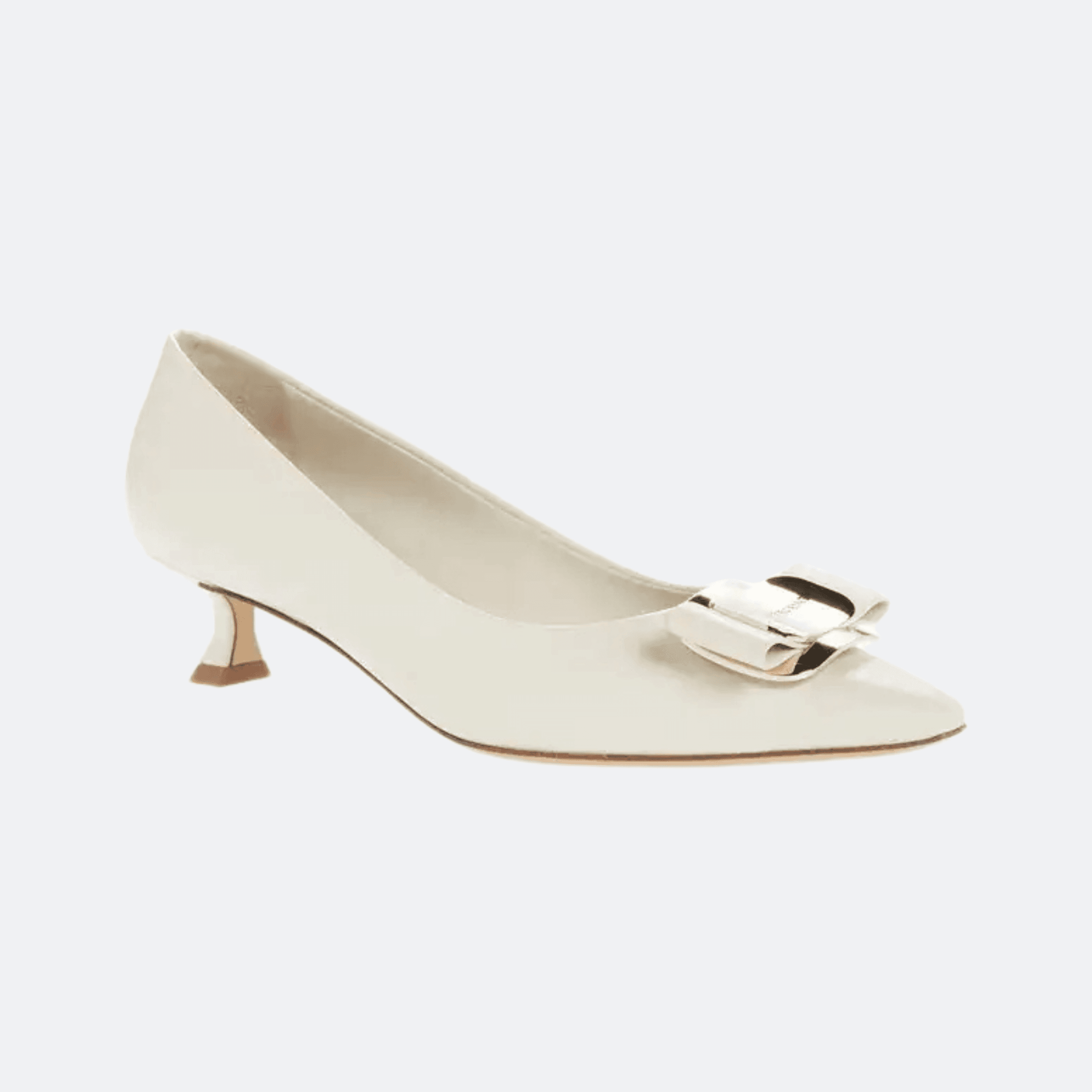 Ferragamo Zelma 40 Mm Pumps For Women - Ivory alternate