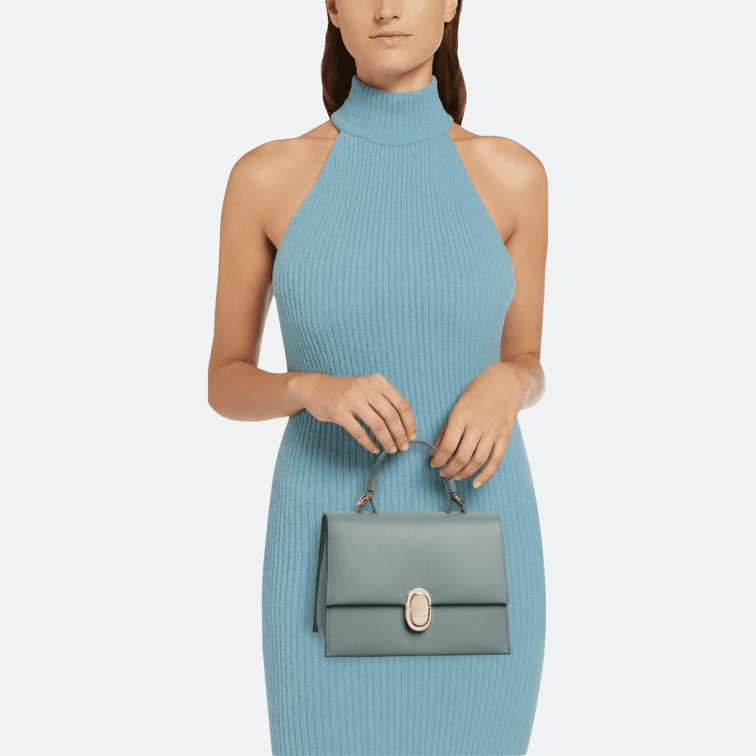 Furla Eclisse S Top Handle Bag - Cirro Blue alternate