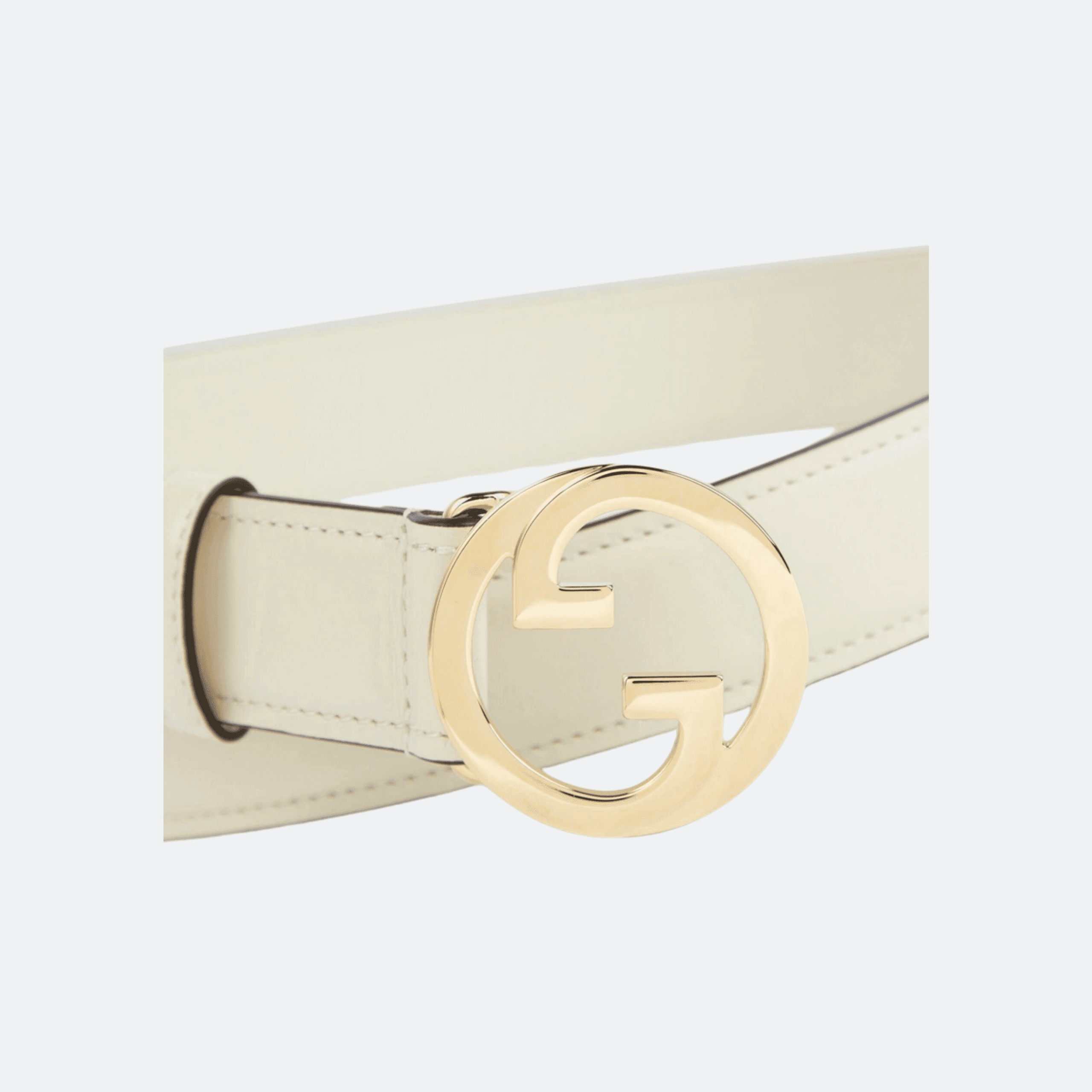 Gucci GG Marmont Leather Belt - White alternate