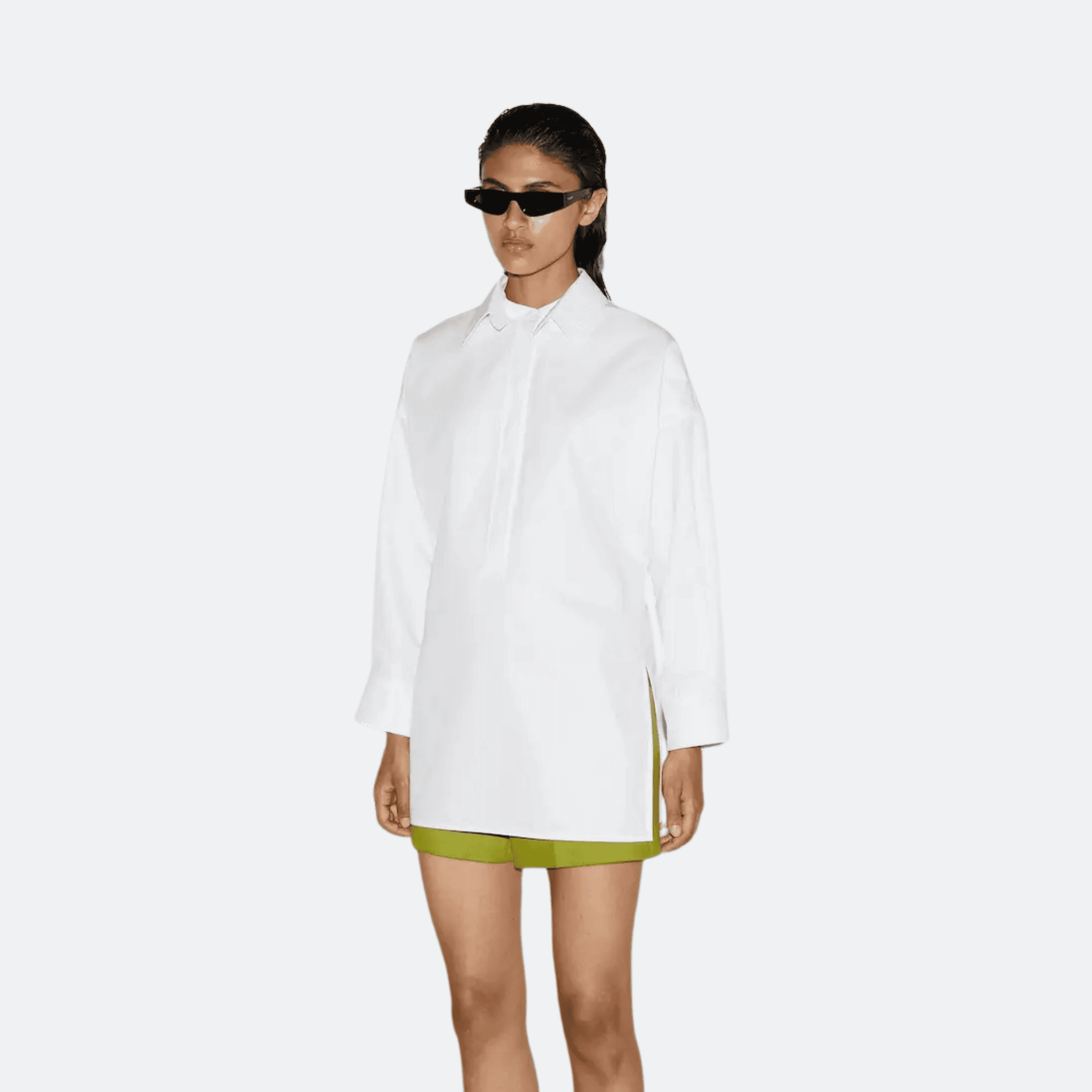 Gucci Heavy Cotton Poplin Shirt For Women – White alternate