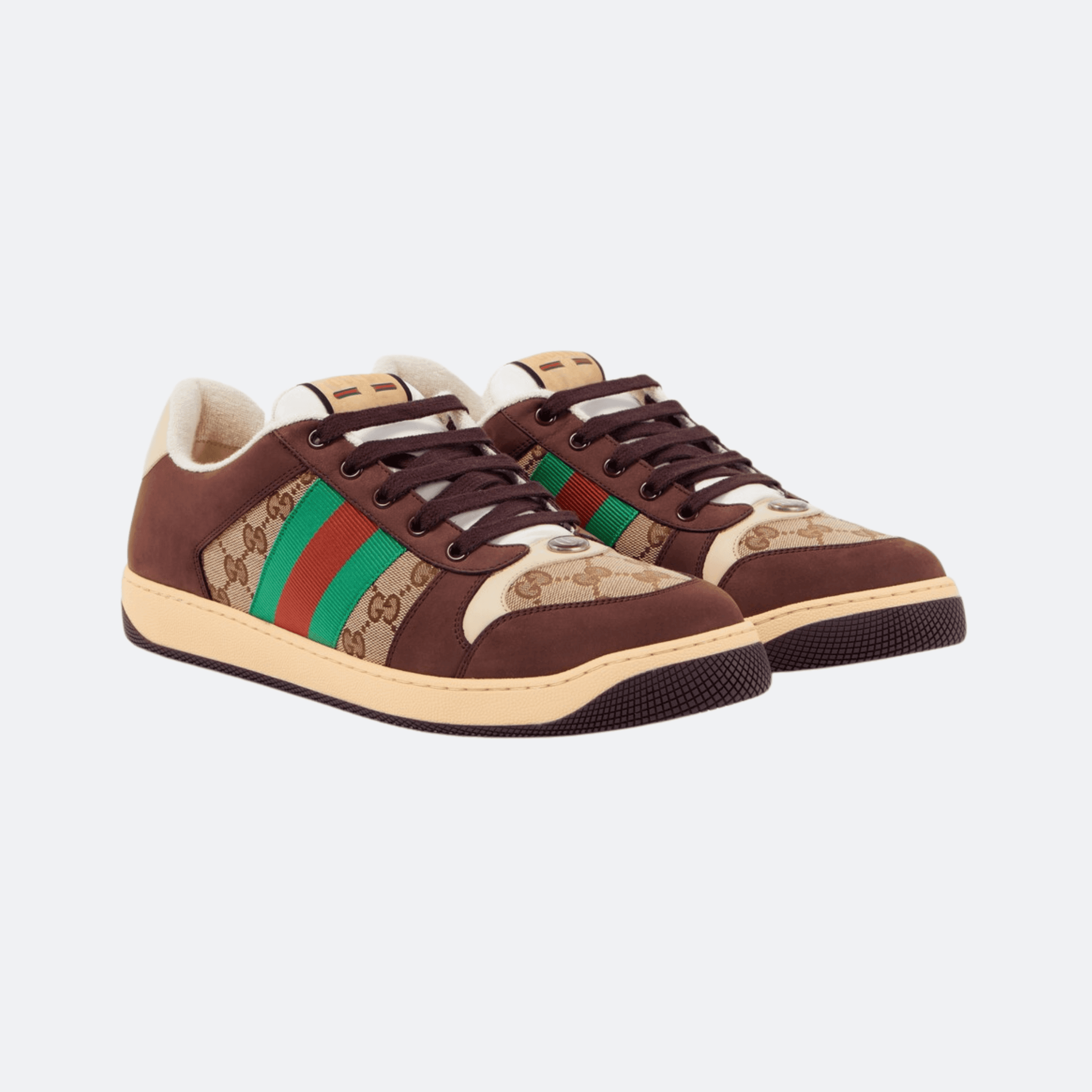 Gucci Screener Sneakers For Men - Brown alternate