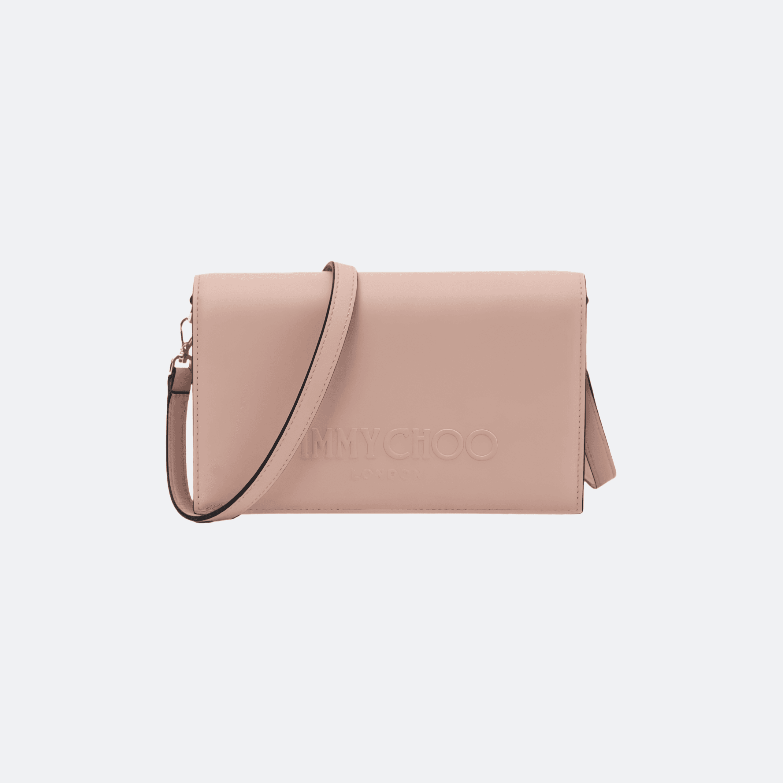 Jimmy Choo Avenue XB Leather Crossbody Bag - Powder Pink