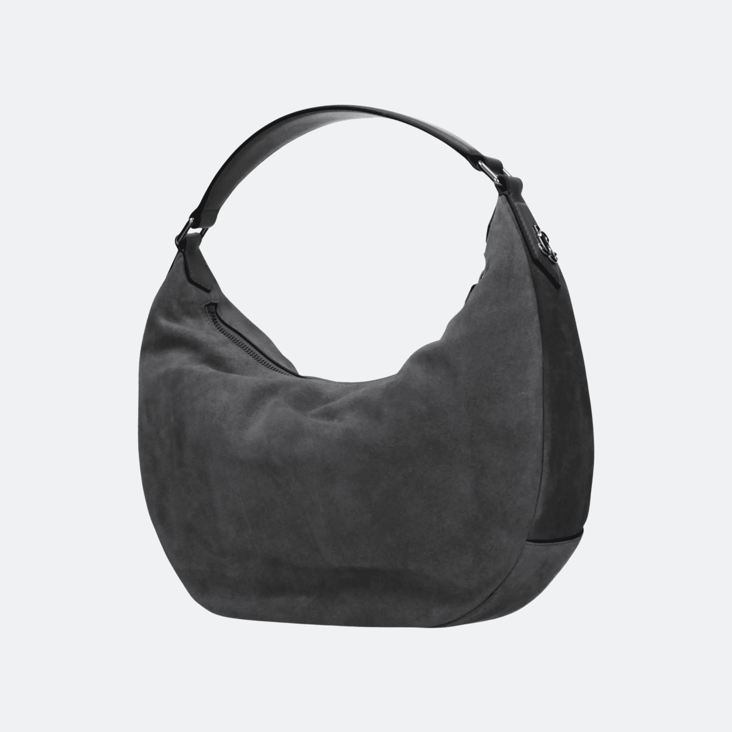 Jimmy Choo Suede Hobo Bag - Grey alternate