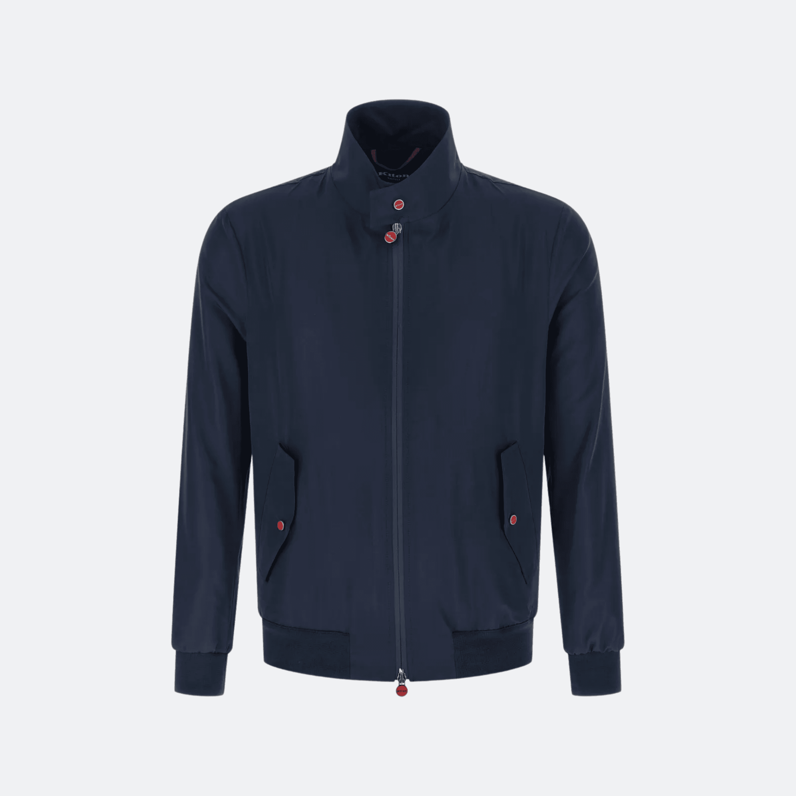 Kiton Lightweight Technical Zip Jacket - Navy