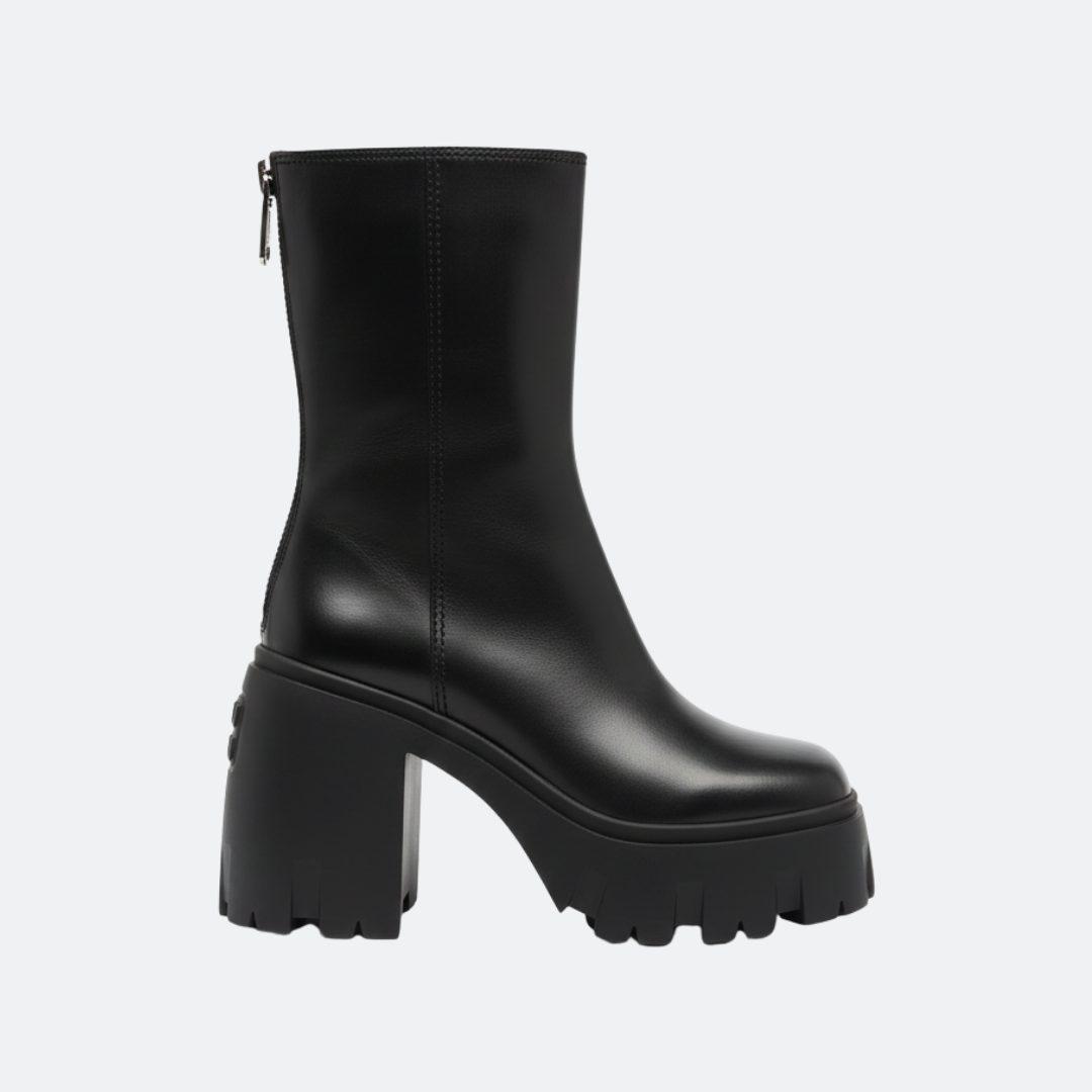 Miu Miu Leather Women Rain Boots