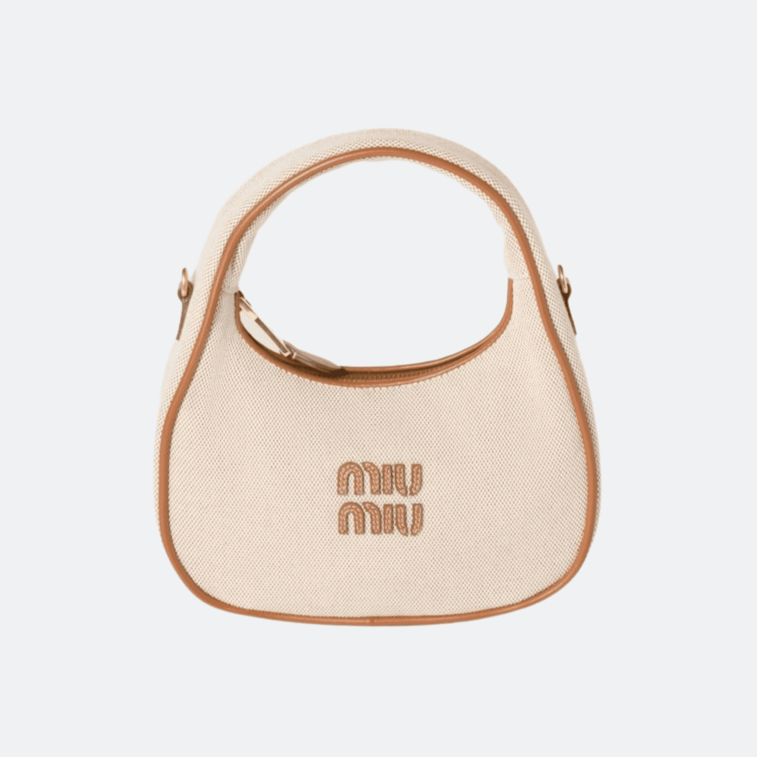 Miu Miu Wander Tote Bag - Beige