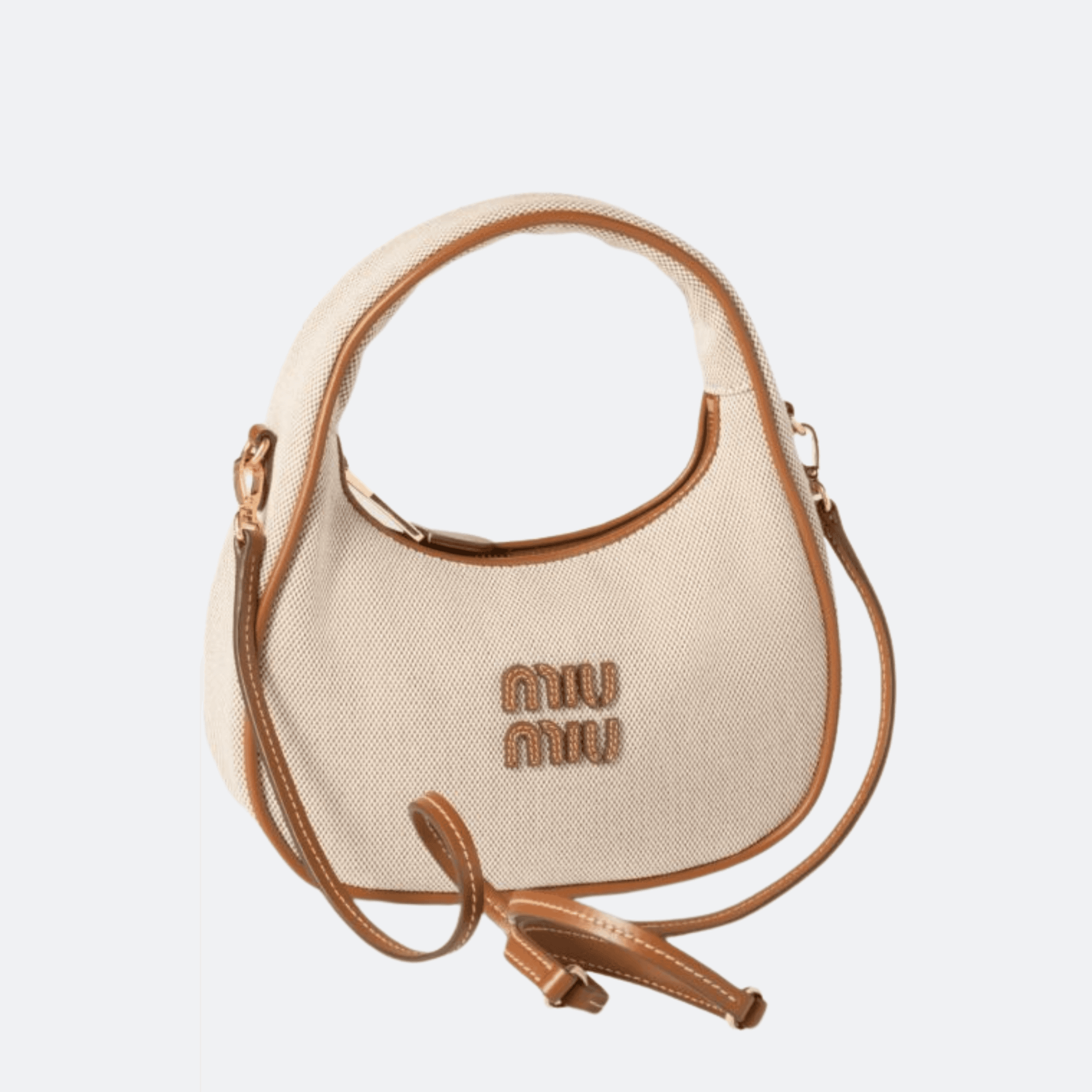 Miu Miu Wander Tote Bag - Beige alternate