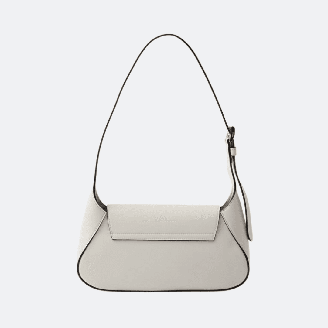 Prada Cleo Small White Leather Shoulder Bag alternate
