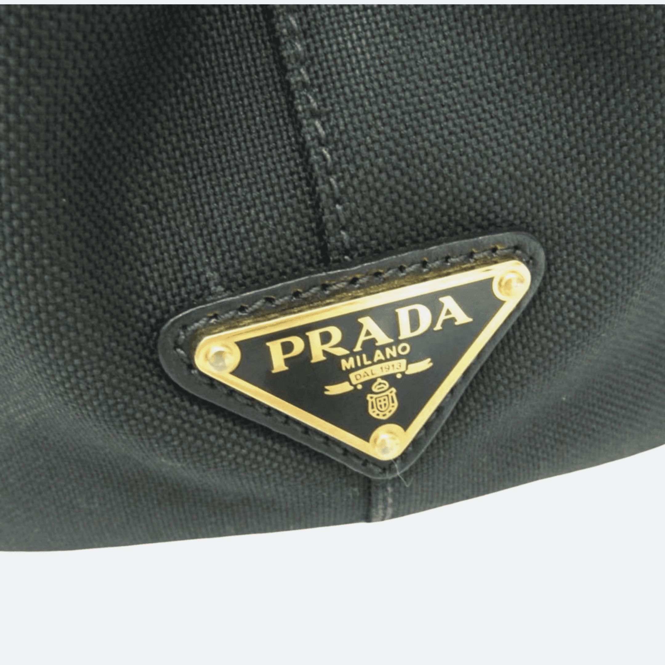Prada Jacquard 1BA172 Tote Bag - Black alternate