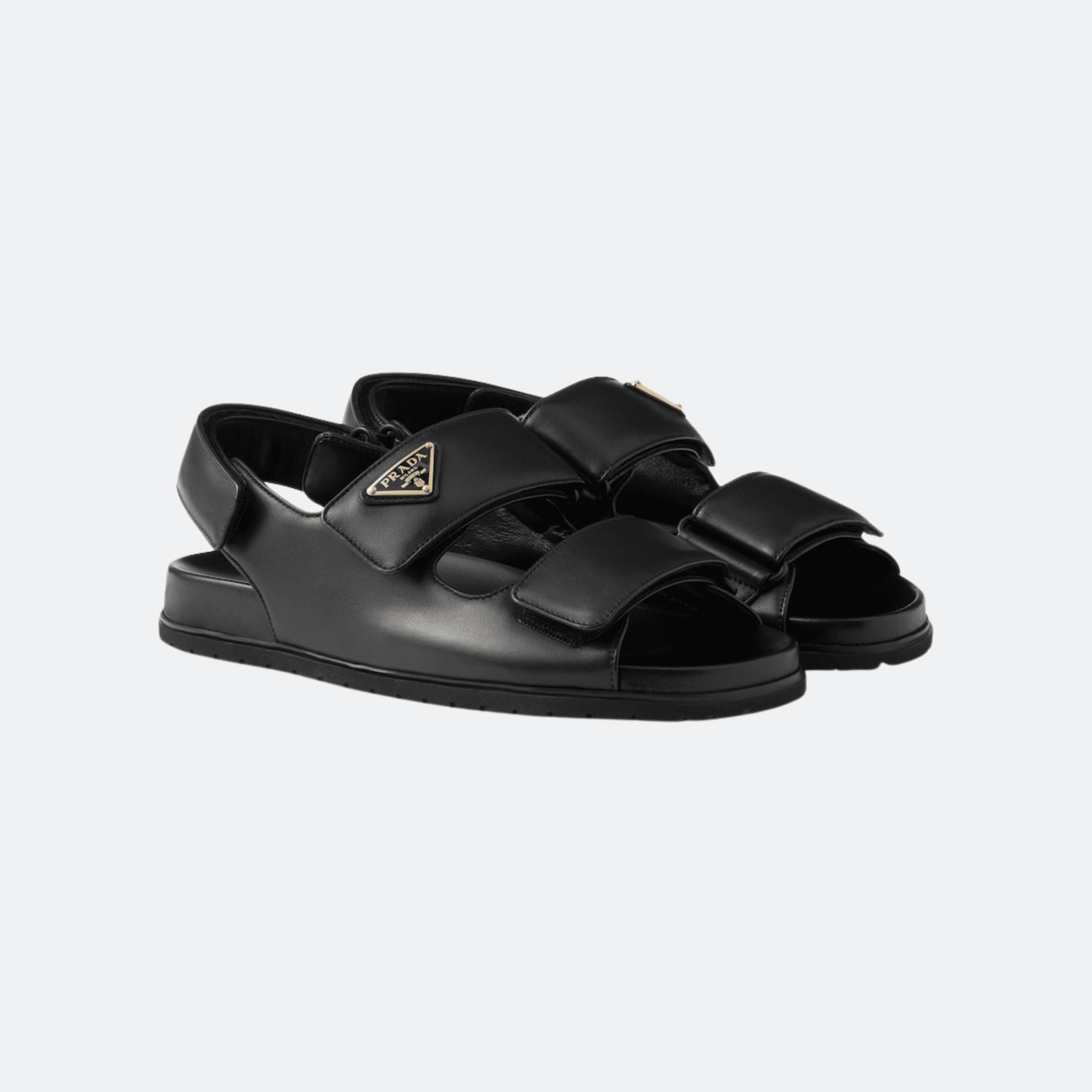 Prada Nappa Leather Women's Sandals – Black alternate