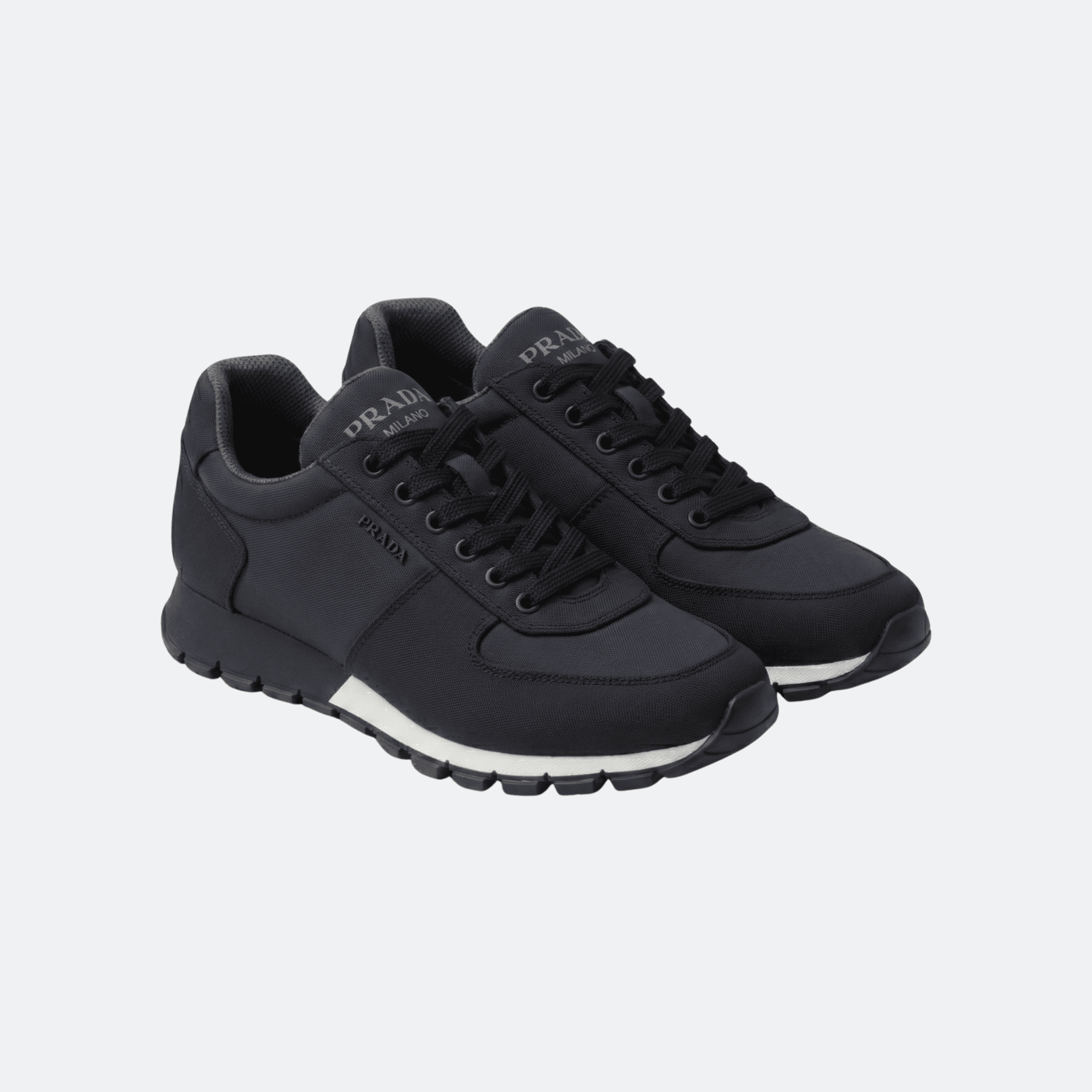 Prada Nylon Navy Blue Low-Top Men Sneakers alternate