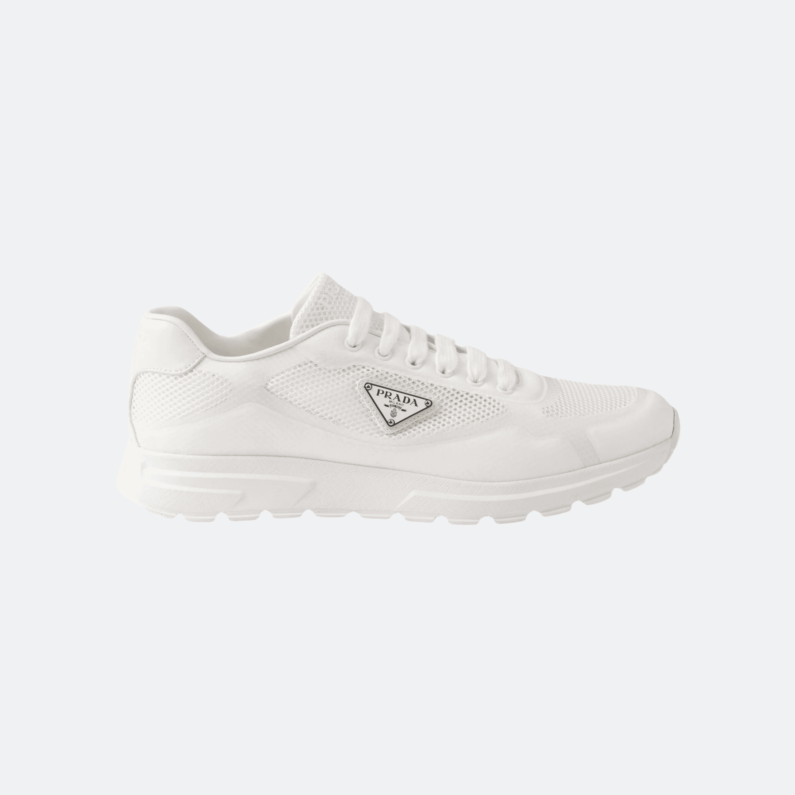 Prada Prax 2.0 Mesh Sneakers – White