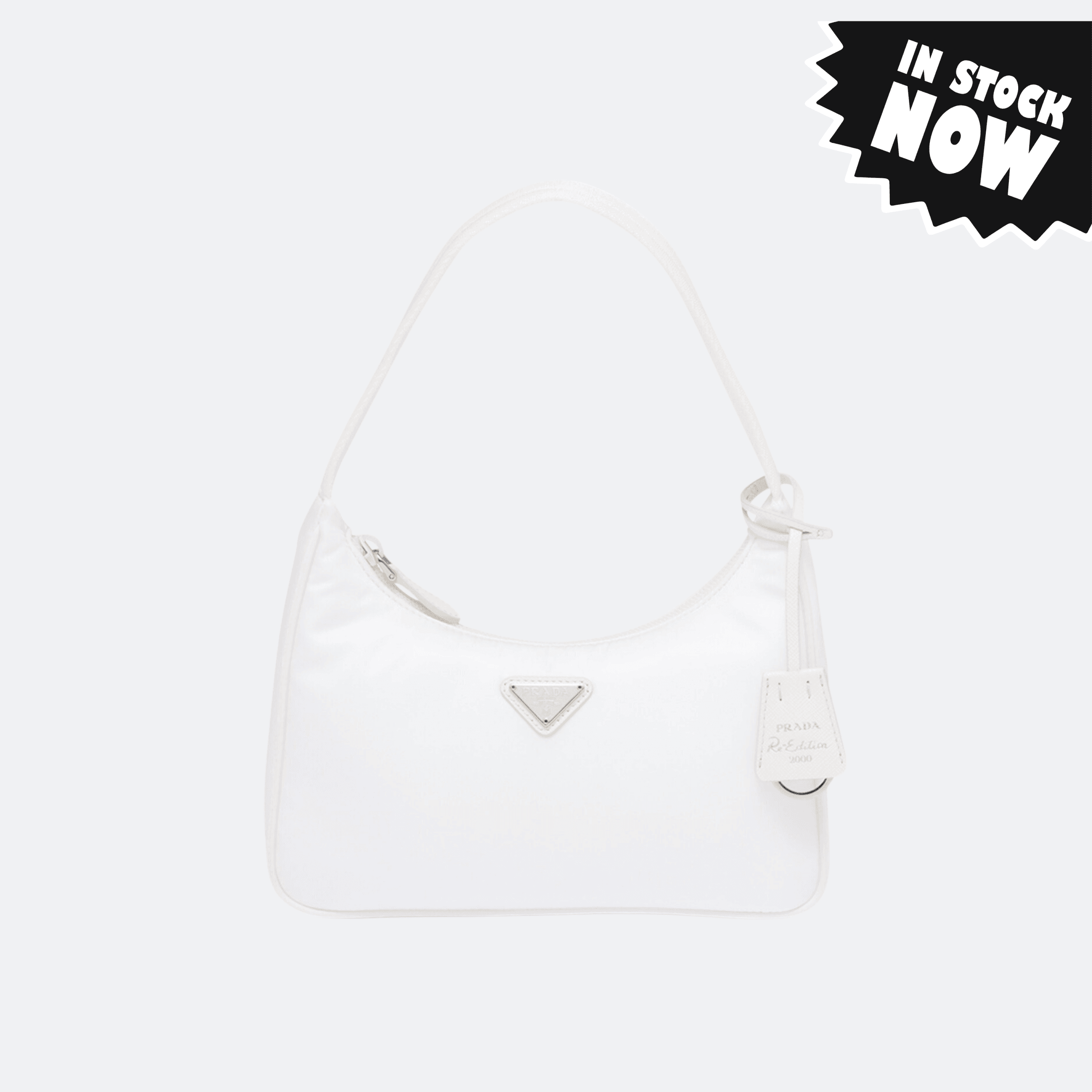 Prada Re-Nylon Re-Edition 2000 Shoulder Bag For Women - White (in Stock)