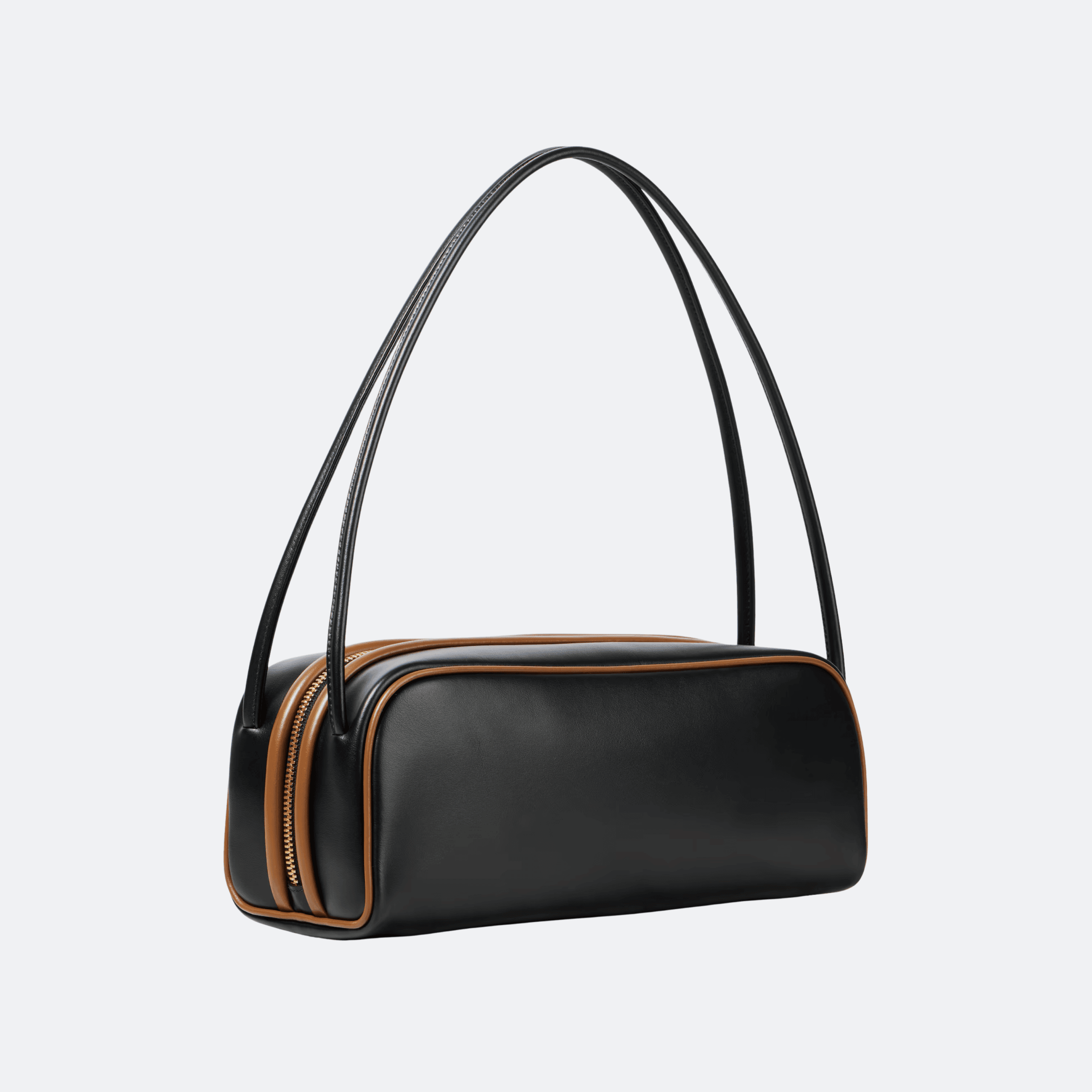 Prada Small Swing Leather Shoulder Bag - Black alternate