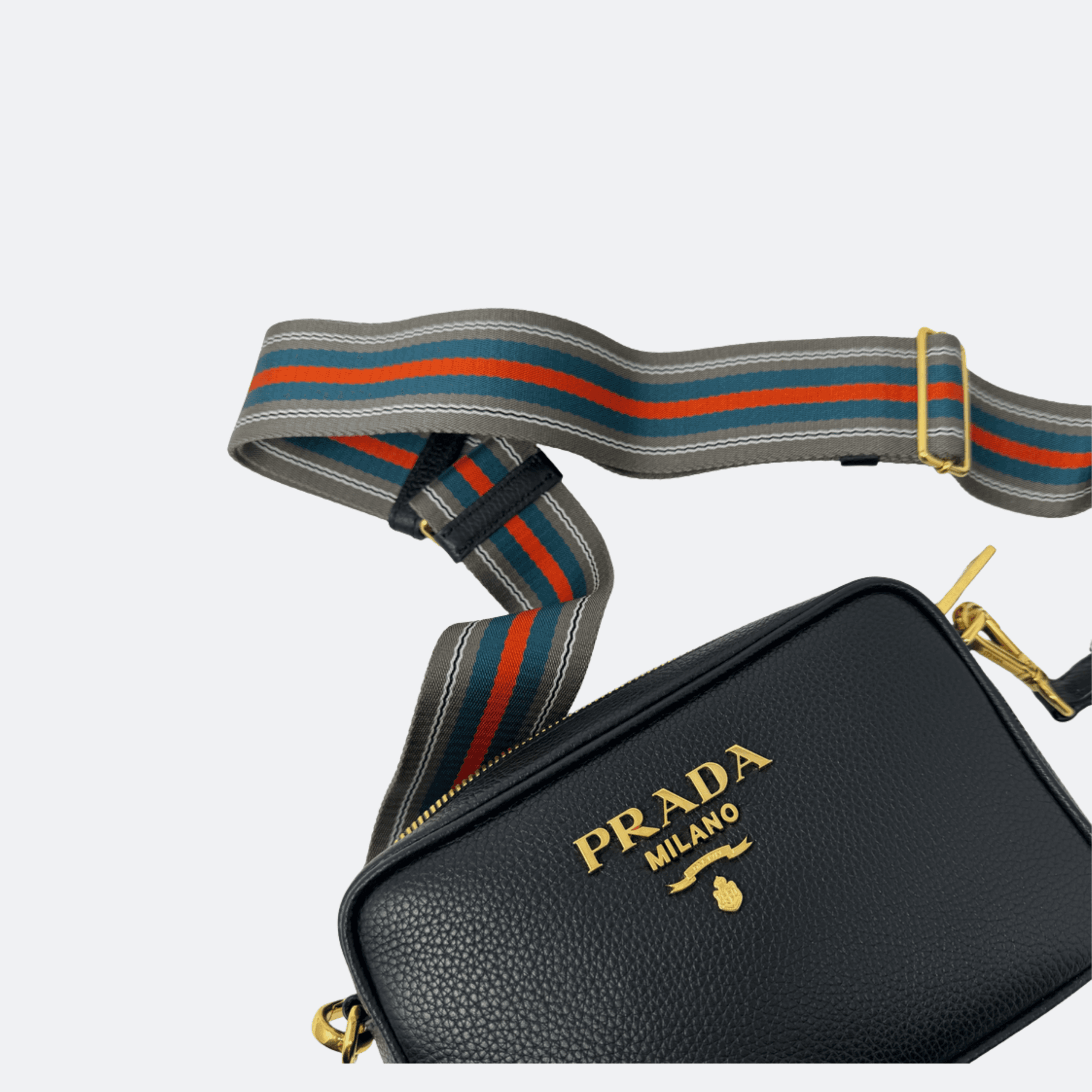 Prada Vitello Camera Bag Grained Calf Leather - Black alternate
