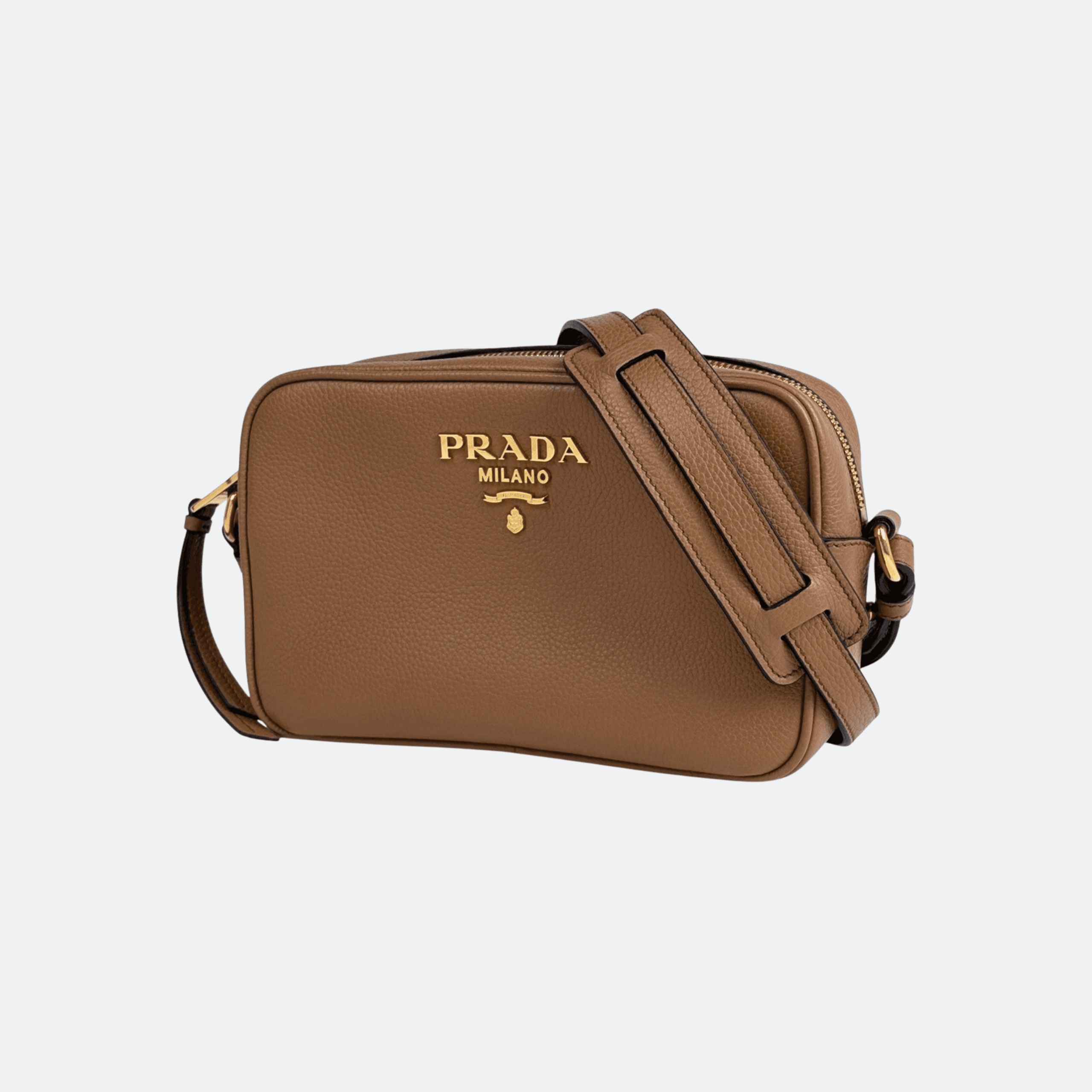 Prada Vitello Camera Bag Grained Calf Leather - Caramel Brown alternate